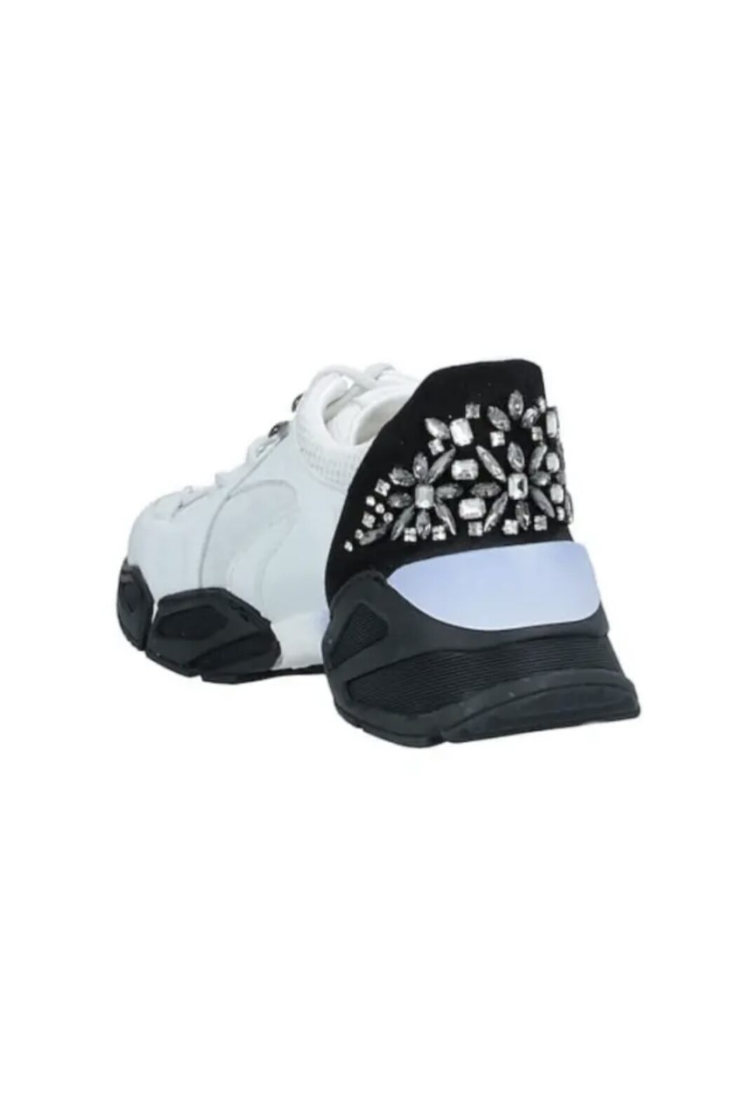 Twinset Sneaker weiß/schwarz mit Strassbesatz – Bild 2