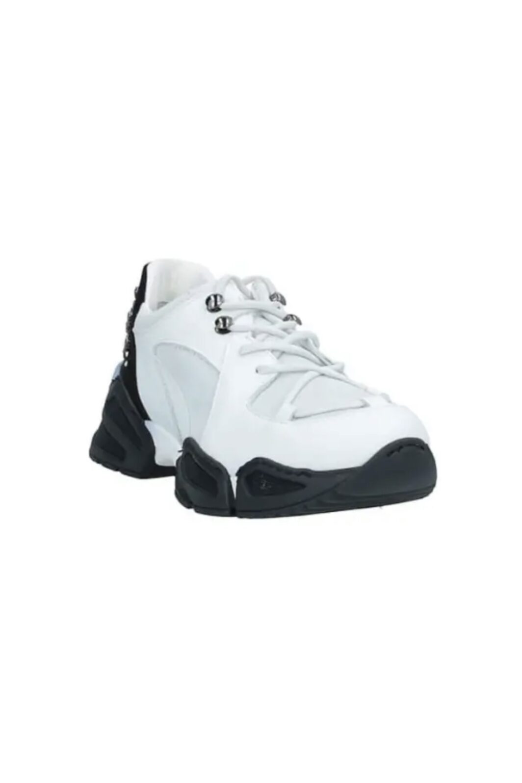 Twinset Sneaker weiß/schwarz mit Strassbesatz – Bild 3