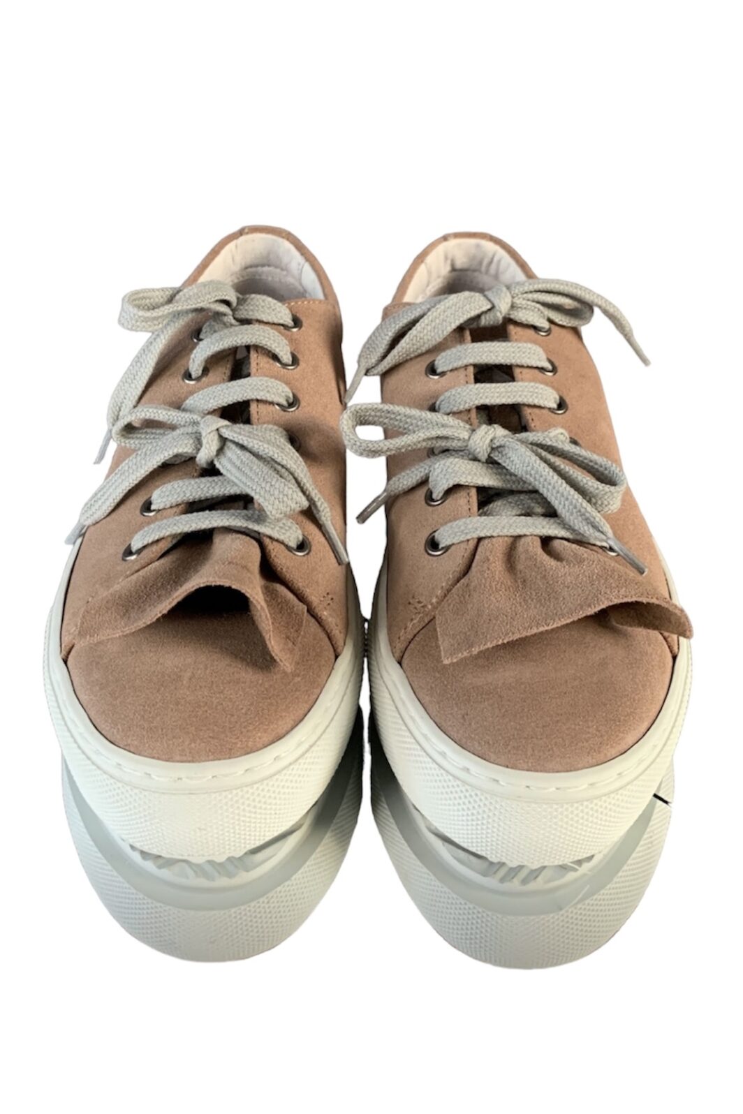 Semicouture Sneaker altrosa/rosa mit Doppelschleife