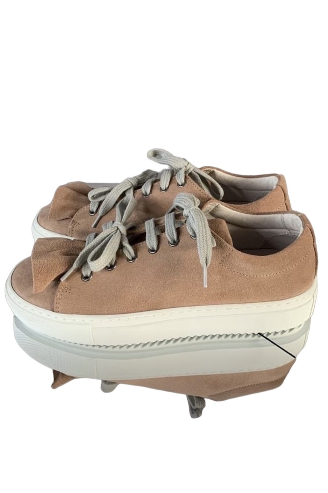 Semicouture Sneaker altrosa/rosa mit Doppelschleife – Bild 2