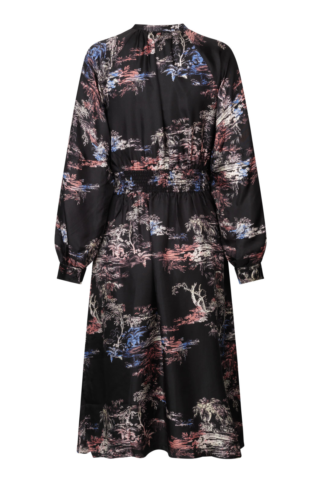 Second Female Kleid Roanne in schwarz/rosa gemustert – Bild 2
