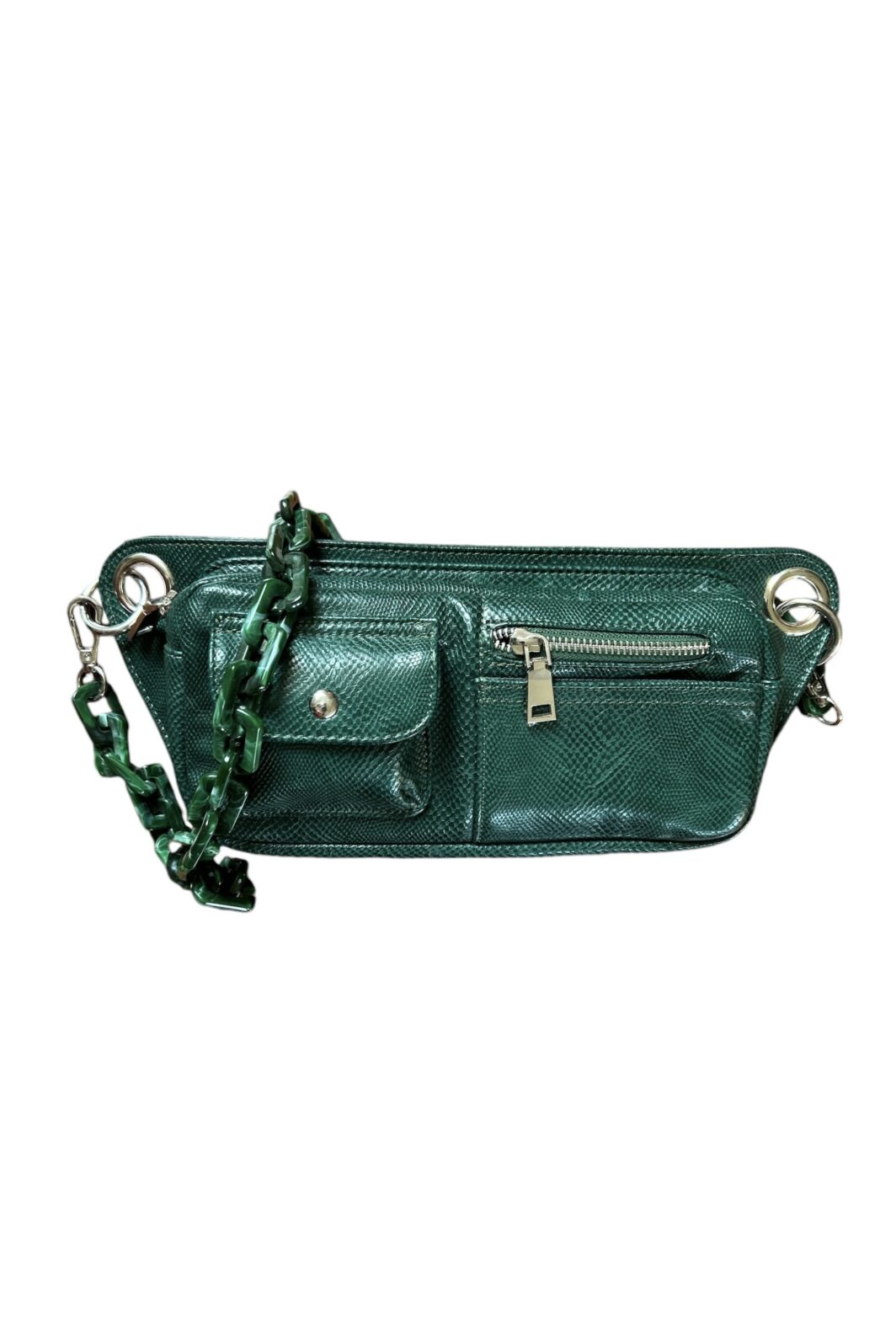 Hvisk Gürteltasche Brillay Snake in Grün
