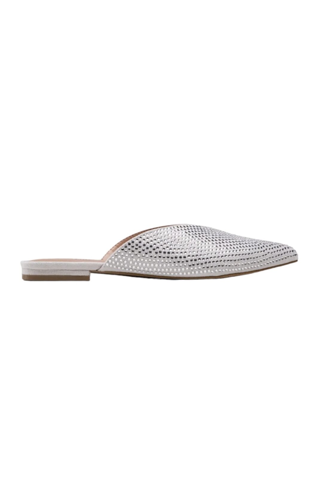 TWINSET Slipper in weiß mit Strass