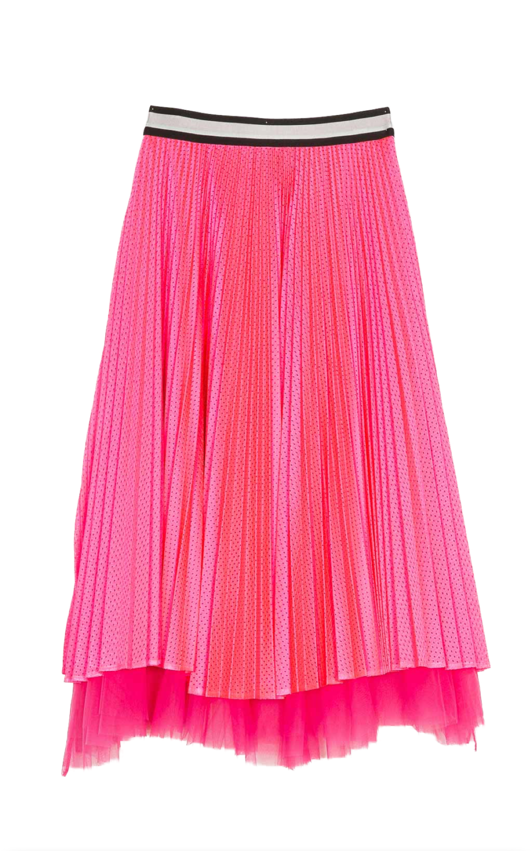 TWINSET Plisseerock in Pink