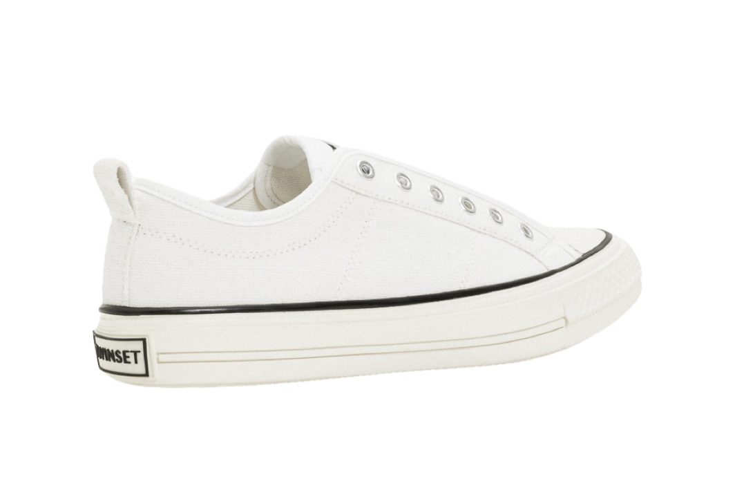 TWINSET Sneaker aus Canvas in Weiß – Bild 3