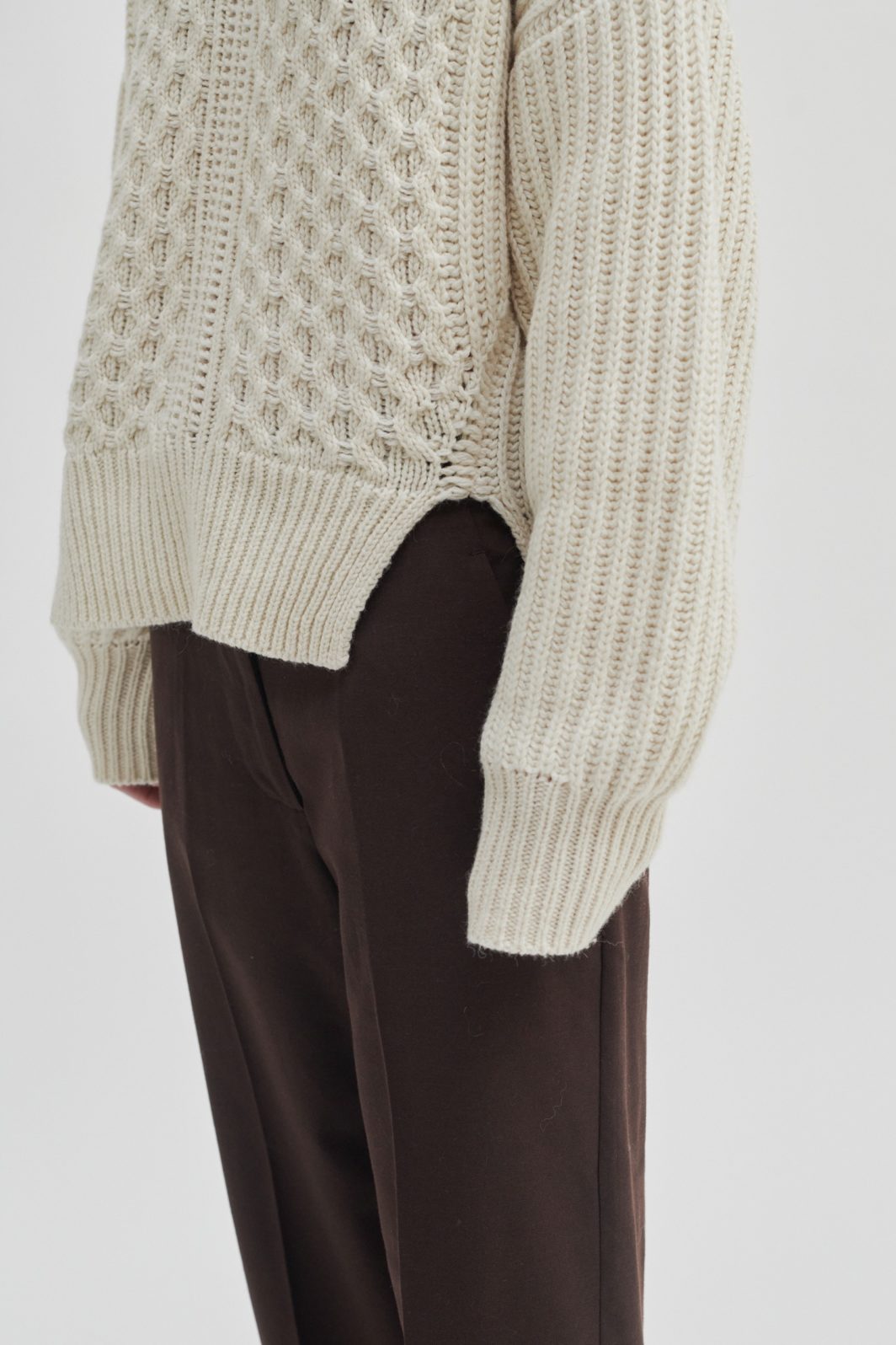 Second Female Jacob Strickpullover in Beige – Bild 4