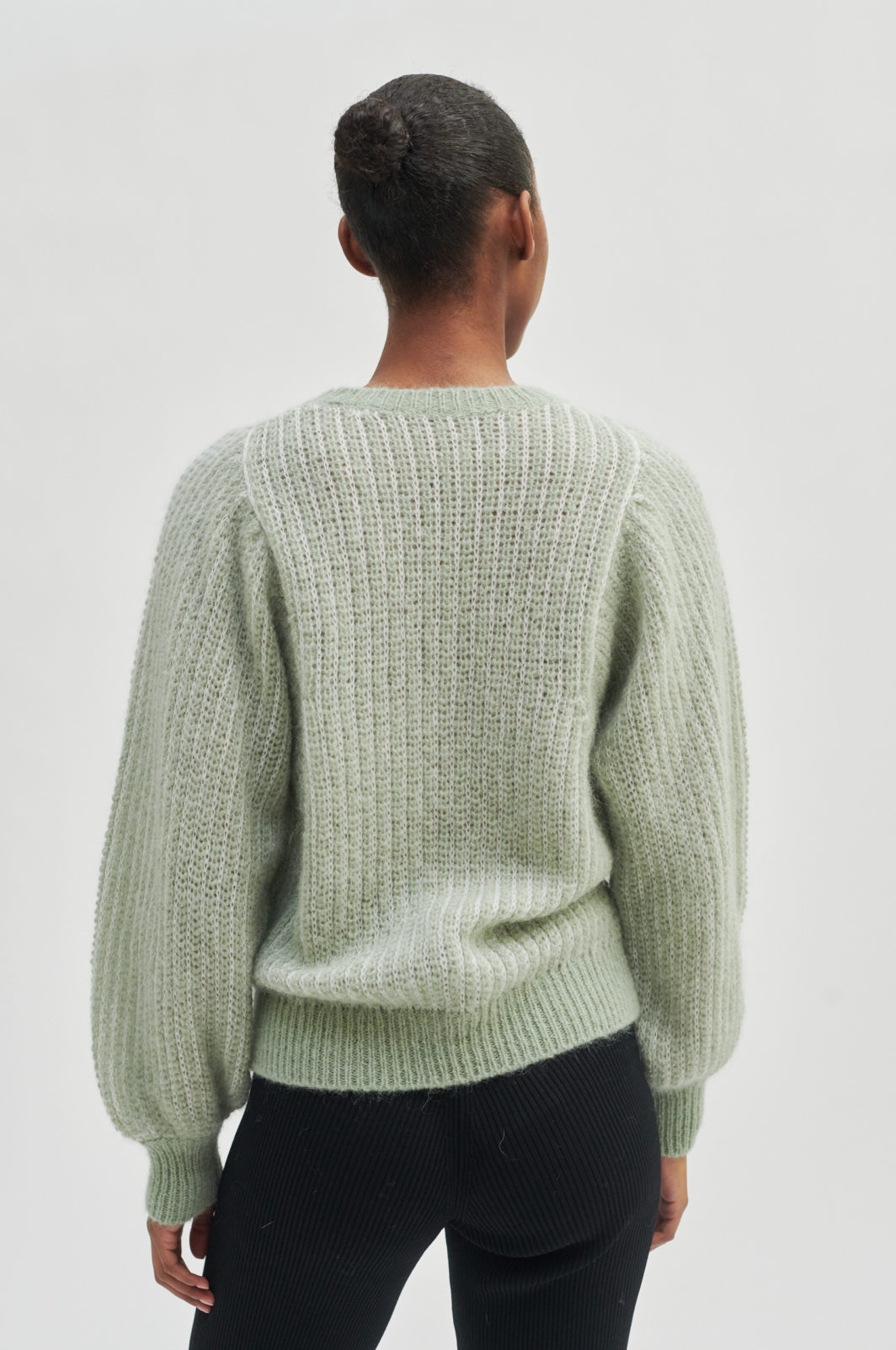 Second Female Strickpullover Kubra in Laurel Green – Bild 4