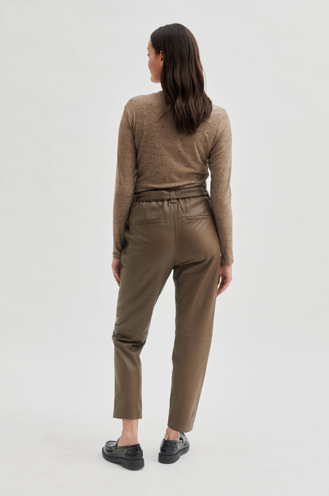 Second Female Lindie NEW Lederhose in Shitake – Bild 3