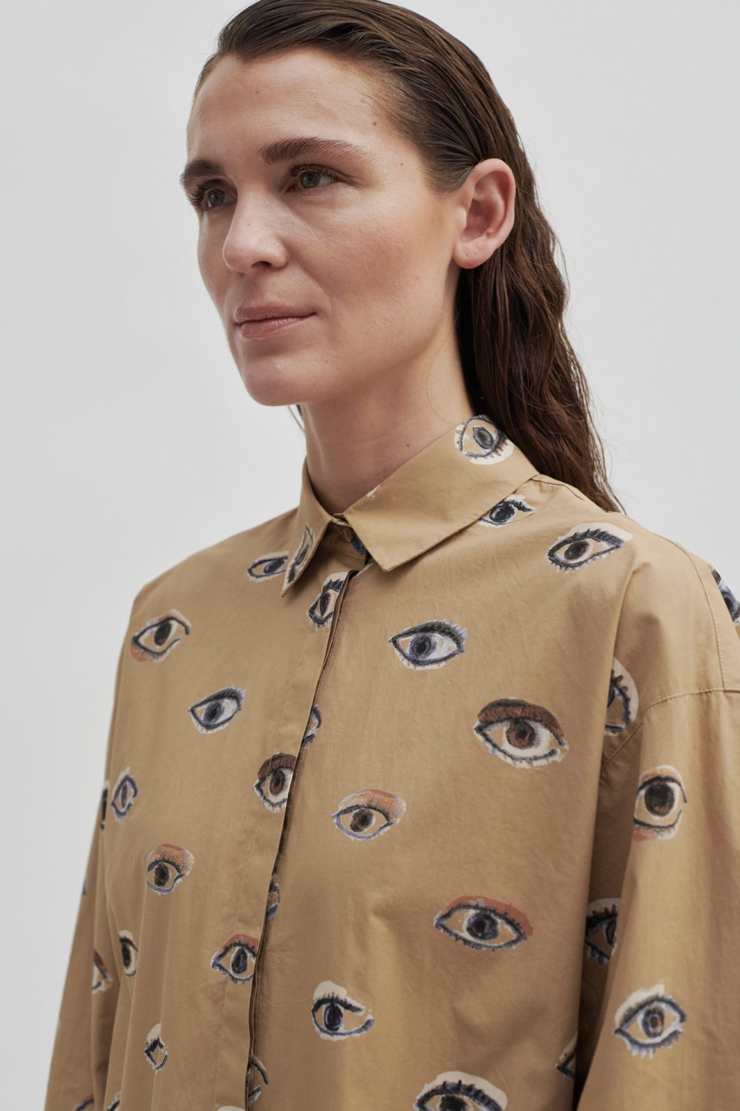 Second Female Bluse Eyes in NEW Tobacco Brown – Bild 4