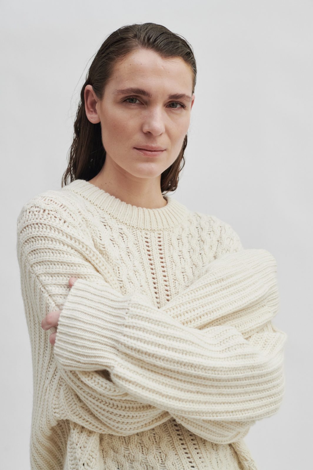 Second Female Jacob Strickpullover in Beige – Bild 3