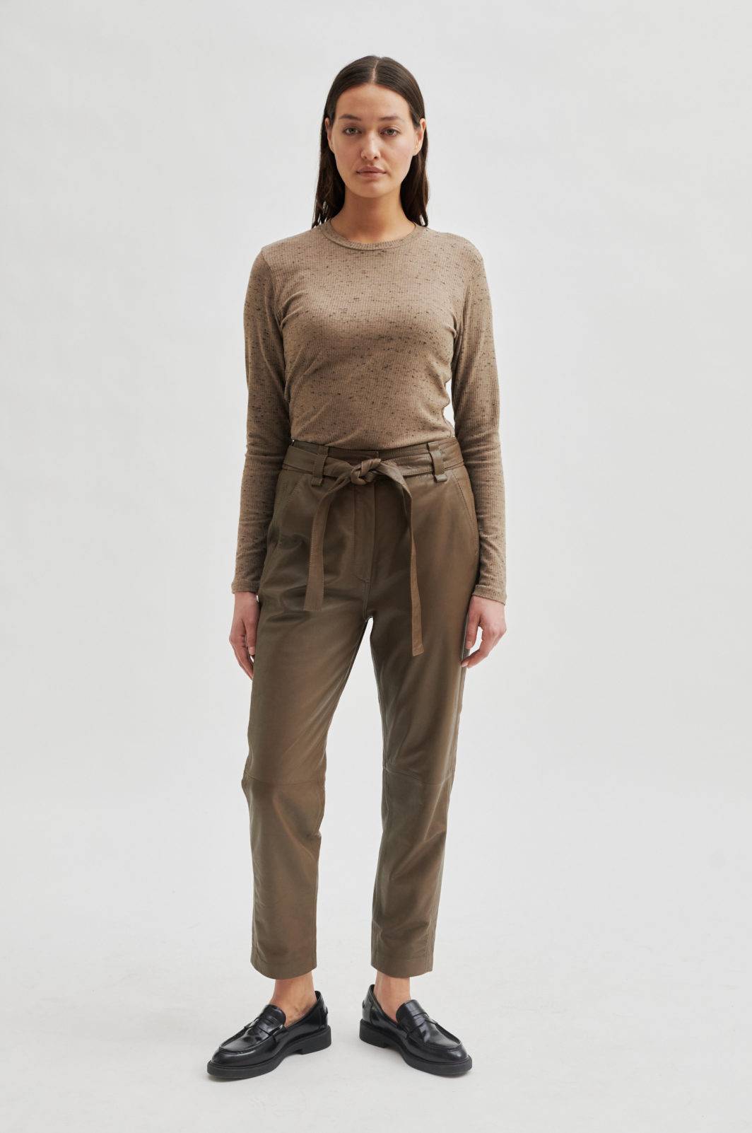 Second Female Lindie NEW Lederhose in Shitake – Bild 2