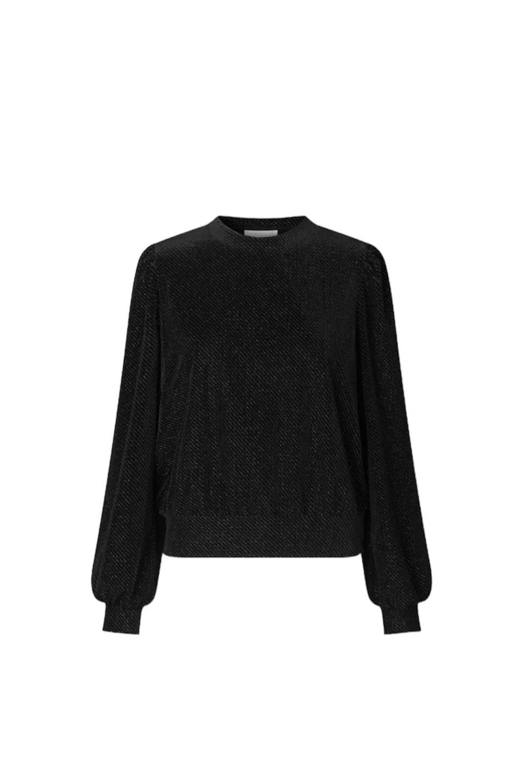 Second Female Sacha Sweat in schwarz mit Glitzerdetails