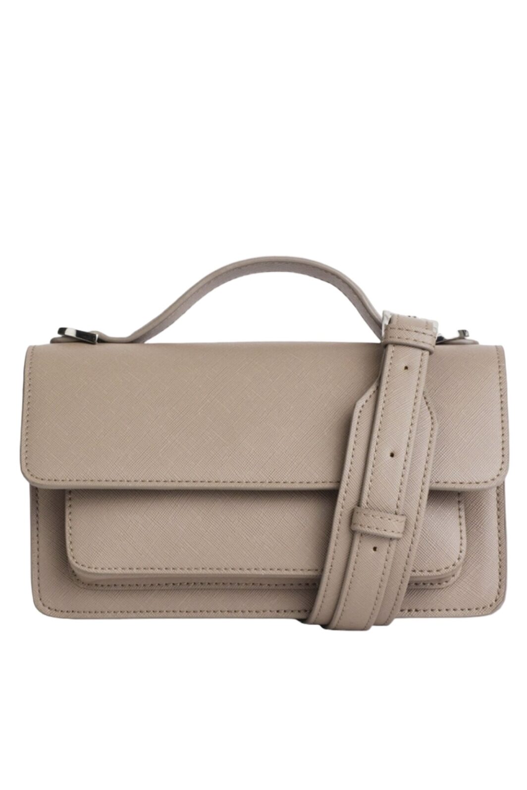 Hvisk Umhängetasche Tate Texture in warmen beige