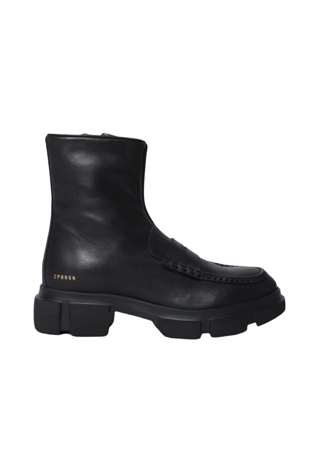 Copenhagen Plateaustiefelette CPH553 in Vitello - Black