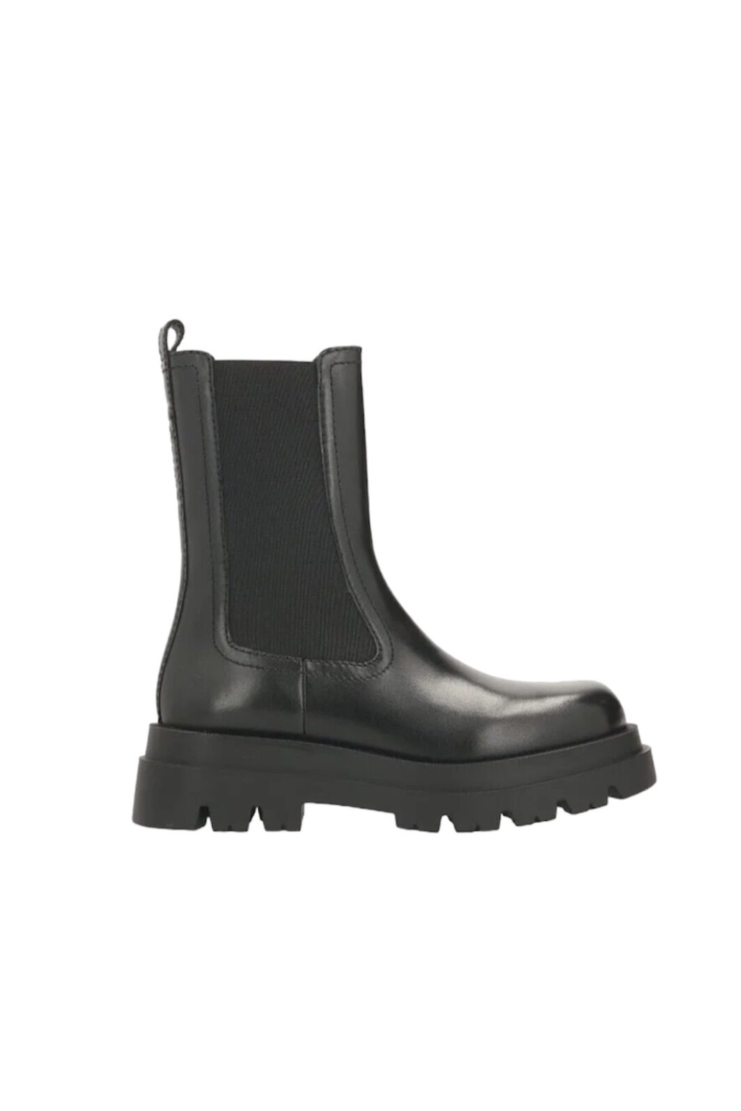 TWINSET Chelsea-Boots in schwarz mit Schriftzug