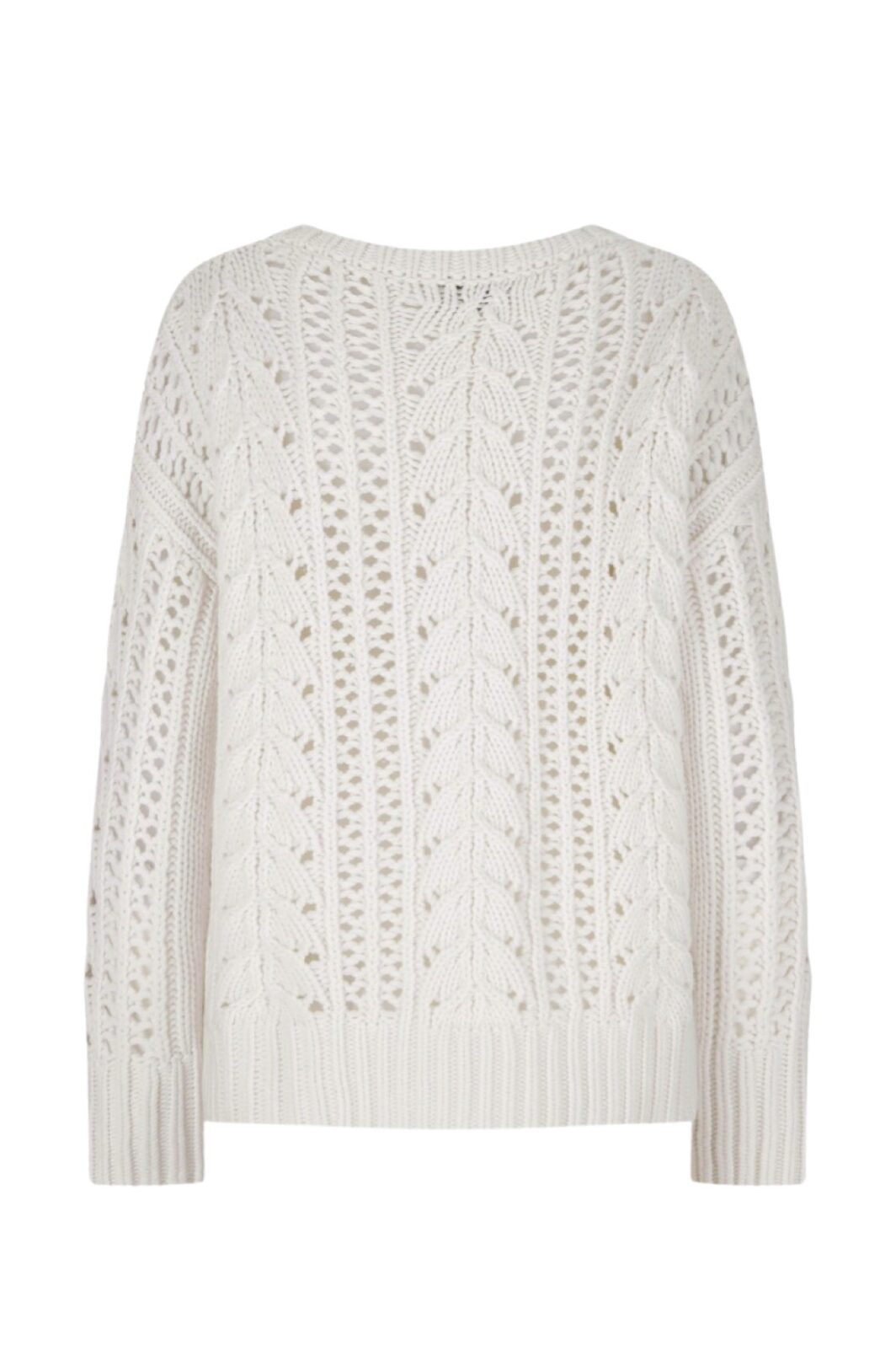Herzensangelegenheit Strickpullover in Off-White – Bild 2