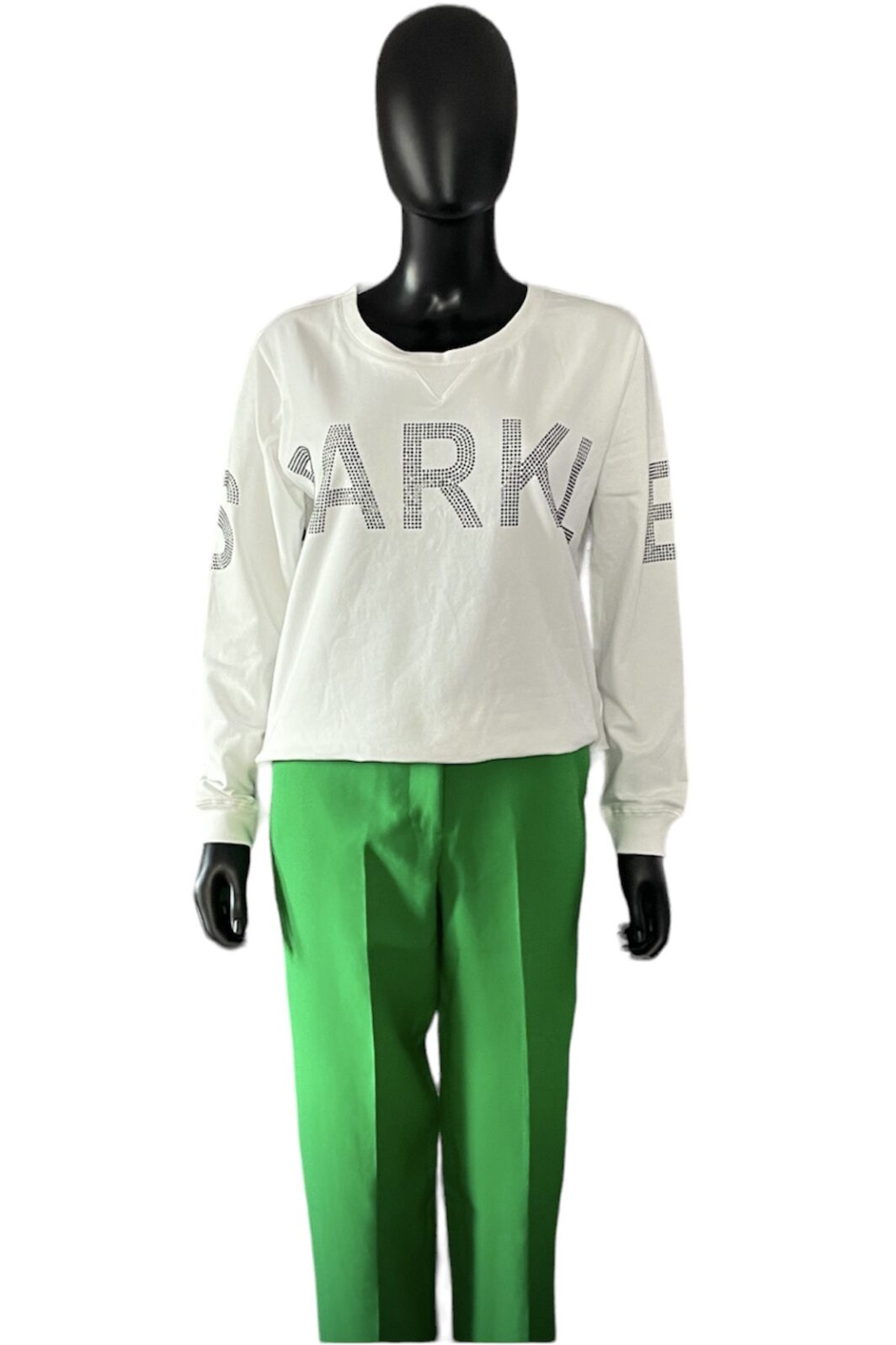 Twenty Six Peers Sweatshirt in cremeweiß mit Sparkle - Print