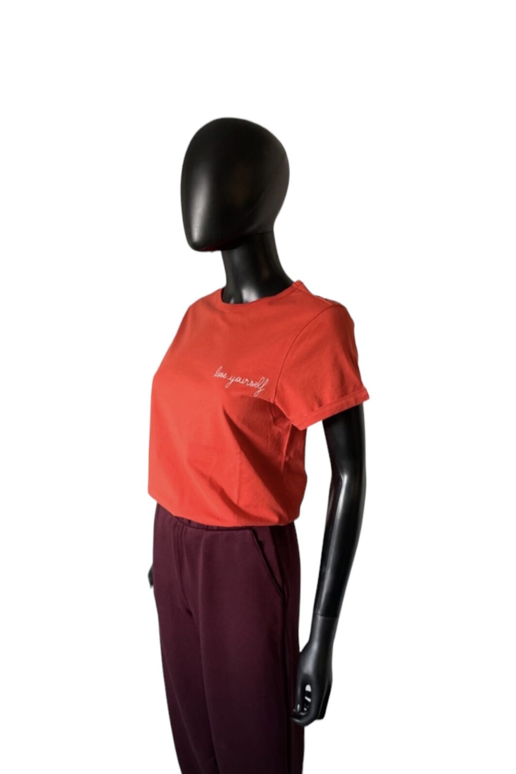 Maison Labiche Shirt in orange mit Lose Yourself - Schriftzug – Bild 2