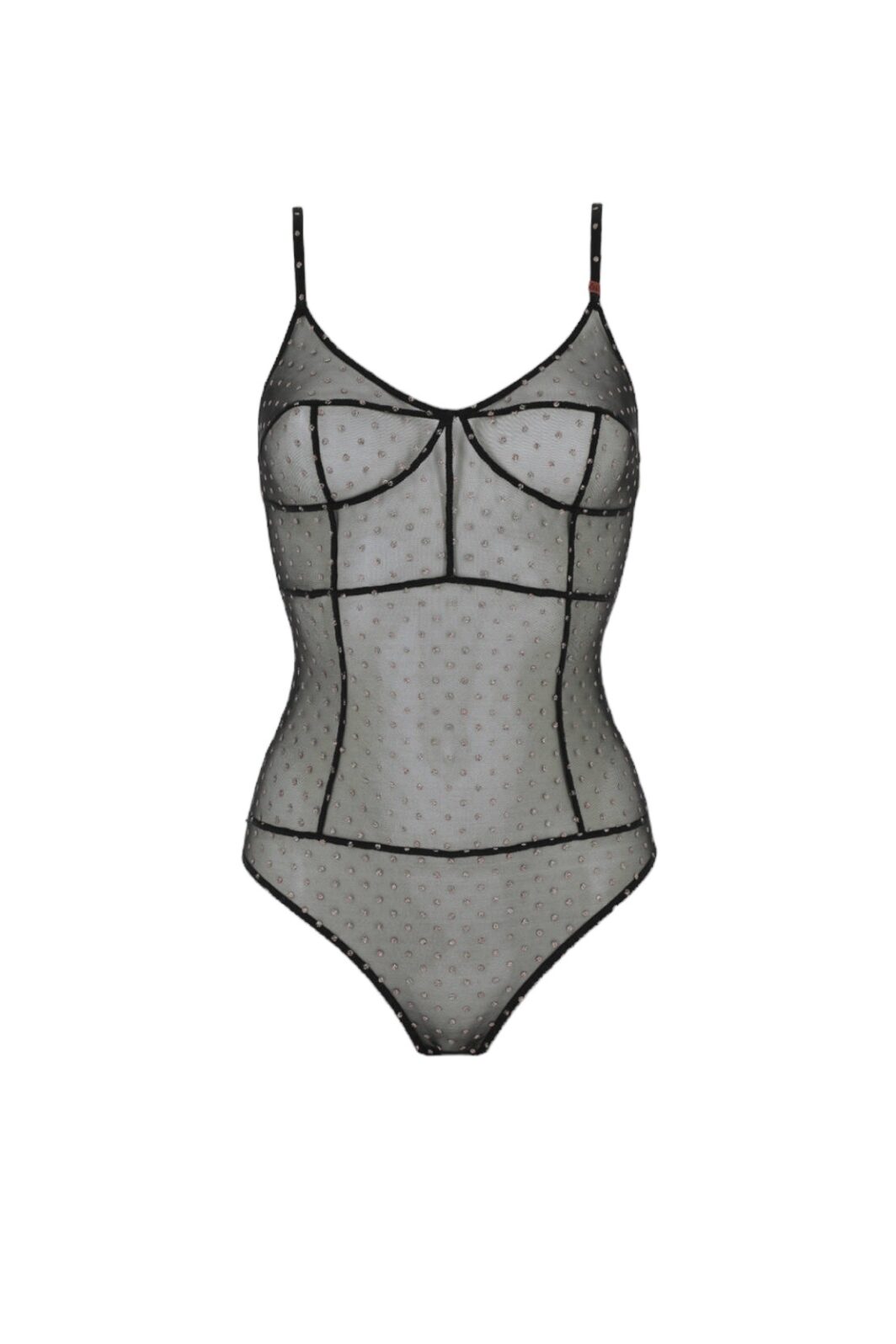 Love Stories Body Cece in Schwarz mit Dots