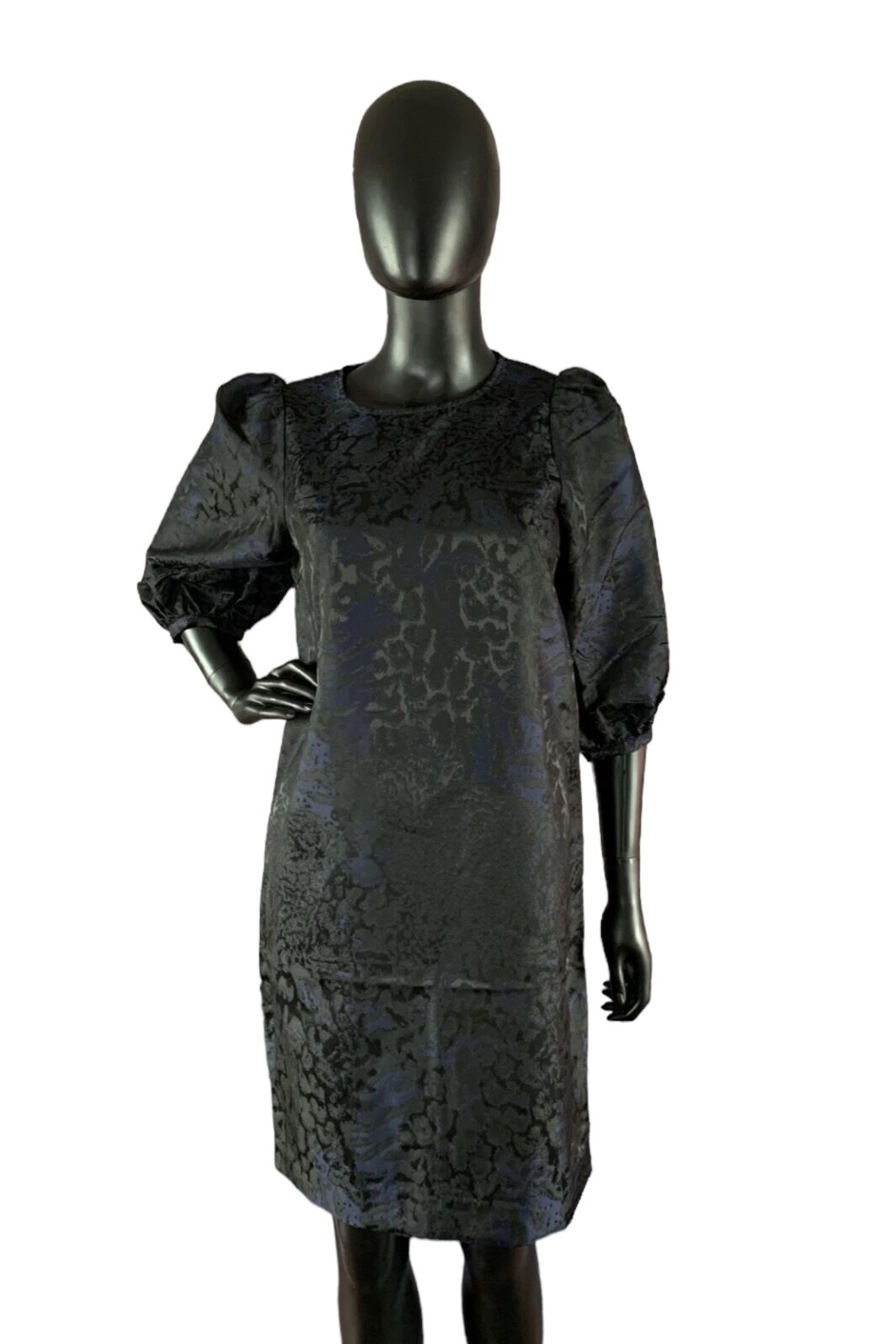Second Female Kleid Hepburn in schwarz gemustert – Bild 3