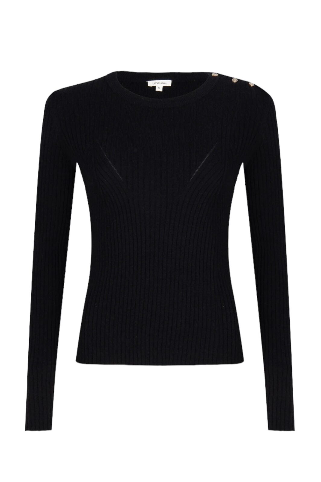 Love Stories Strickshirt Zadie in Schwarz