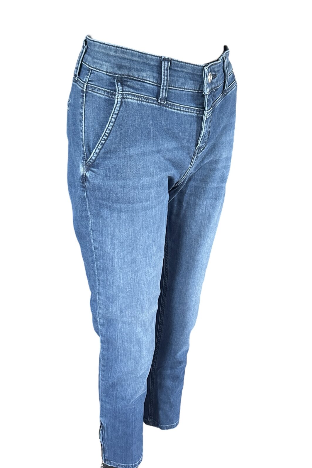 MAC Slim Chino Jeans in blau – Bild 2