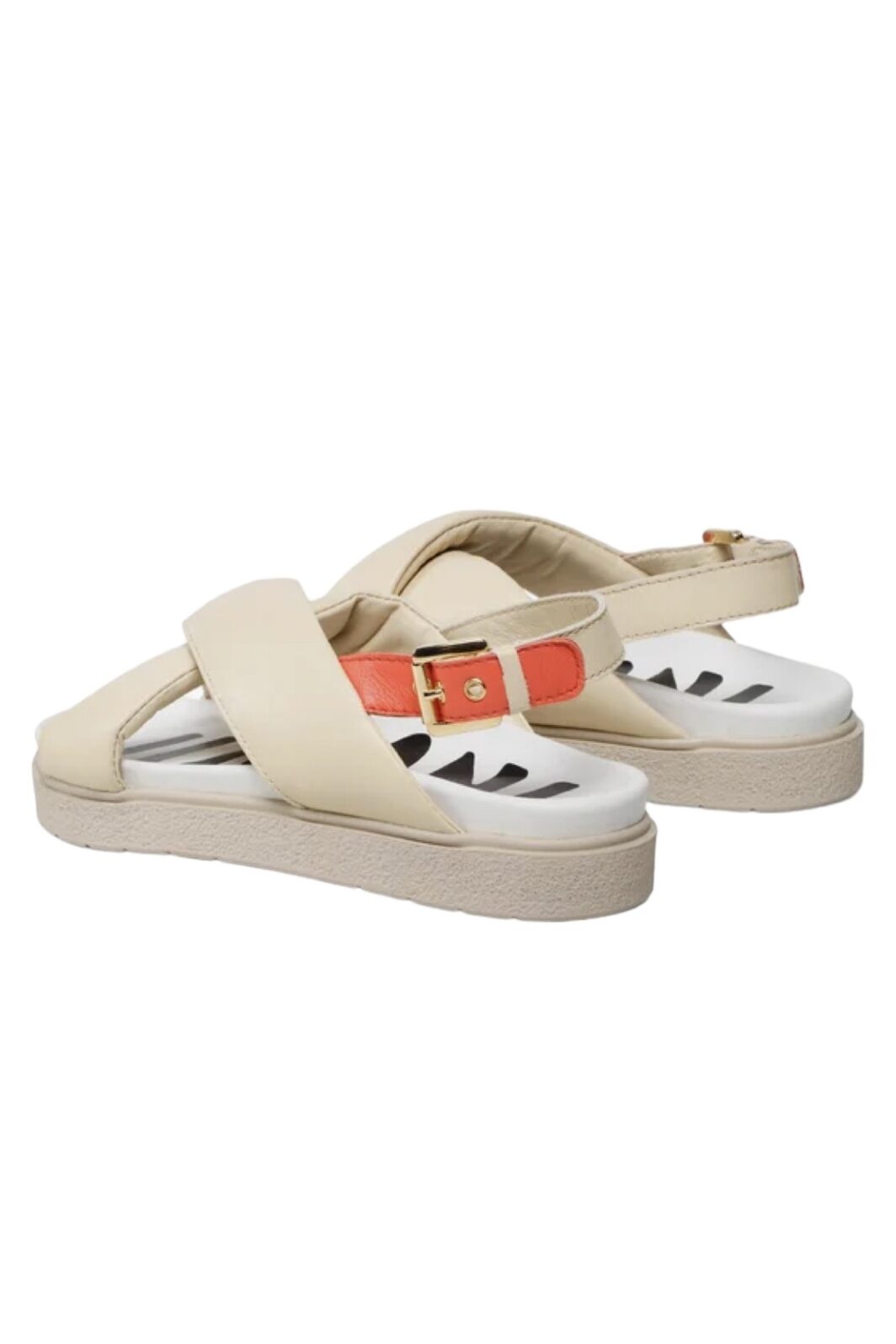 Inuikii Pantoletten Crossed Print Inuikii in Beige – Bild 2