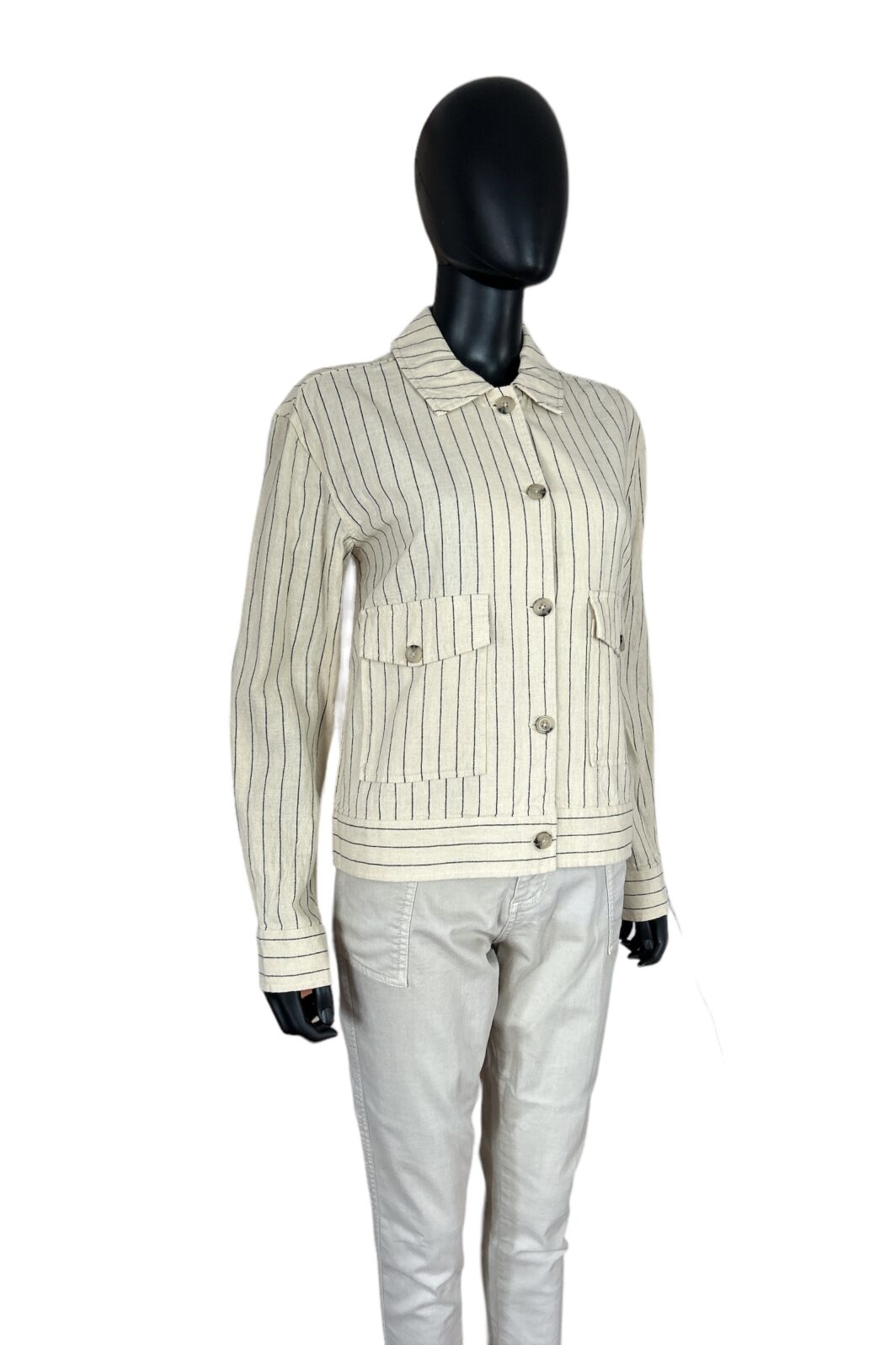 MSCH Copenhagen Jacke Rupa in beige/schwarz – Bild 4