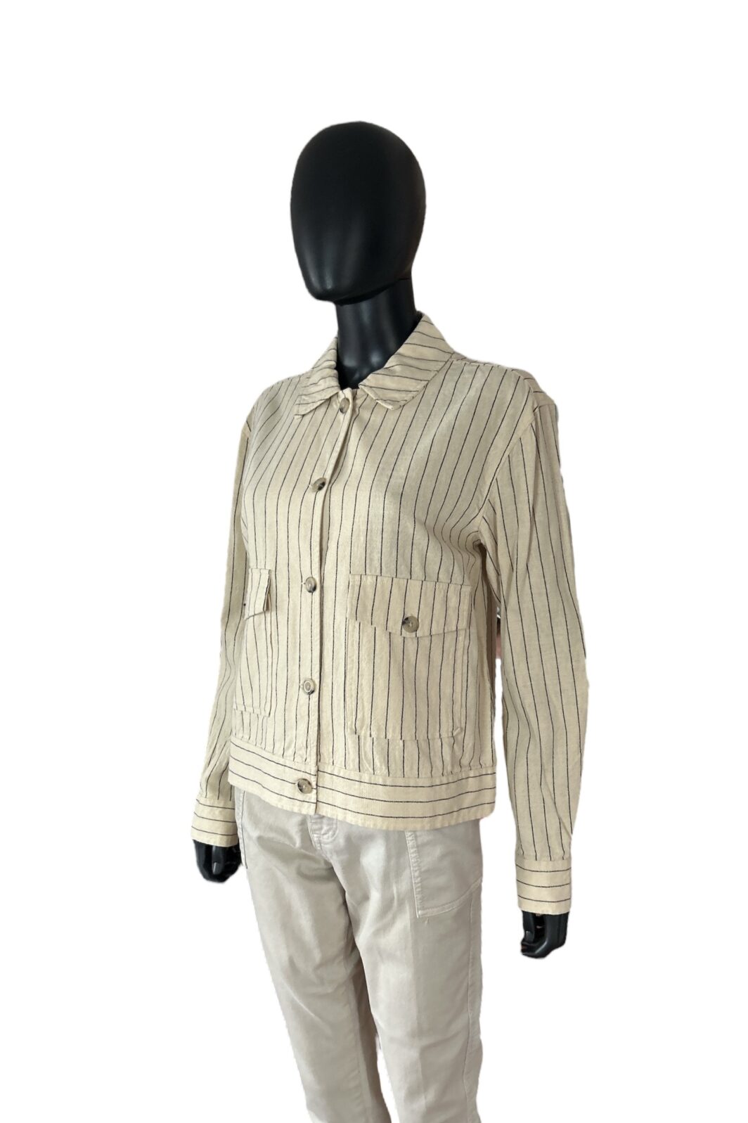 MSCH Copenhagen Jacke Rupa in beige/schwarz – Bild 2