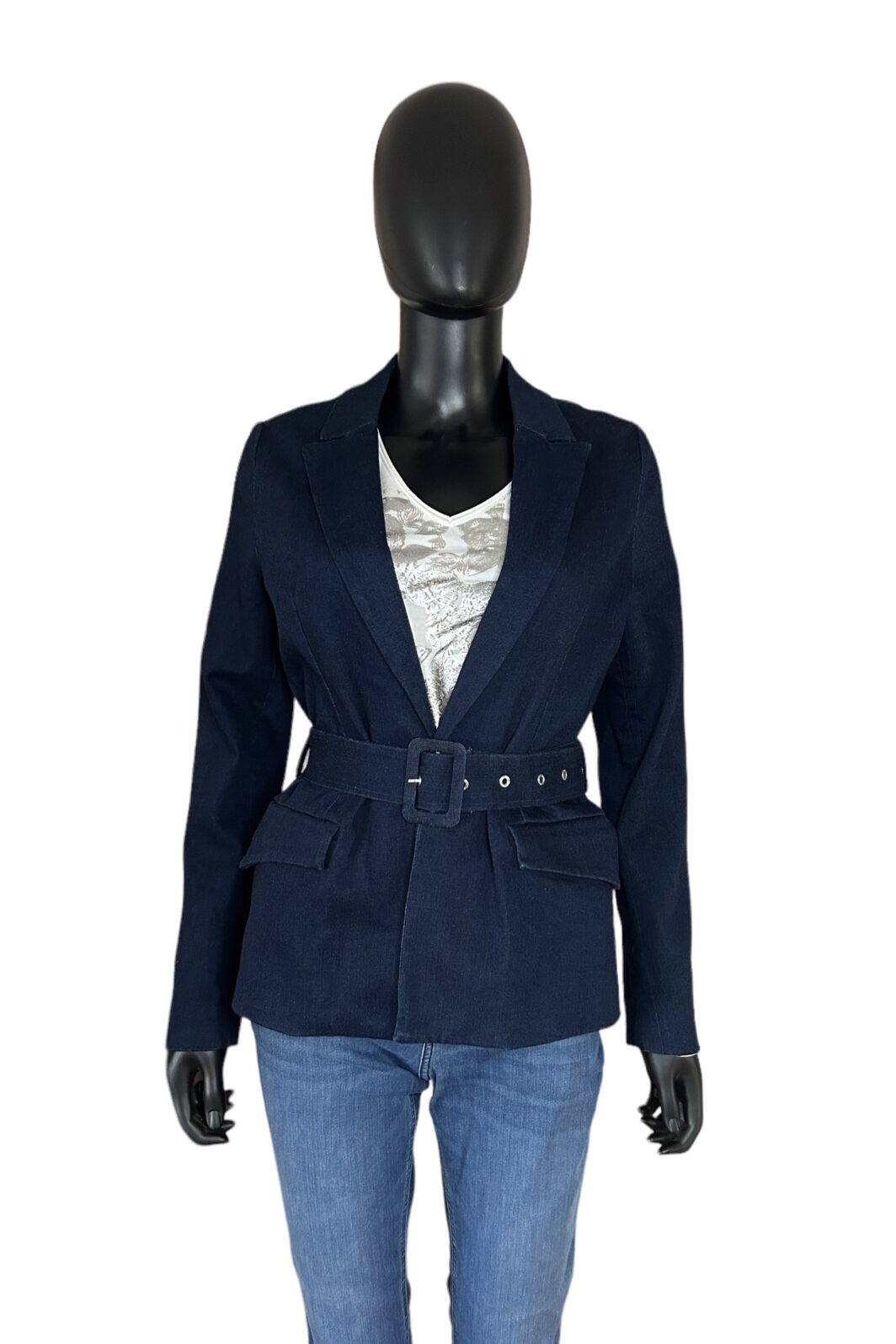 JUST Female Denim Blazer Antonio in Blau