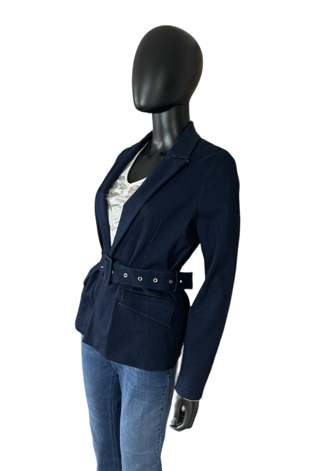 JUST Female Denim Blazer Antonio in Blau – Bild 3