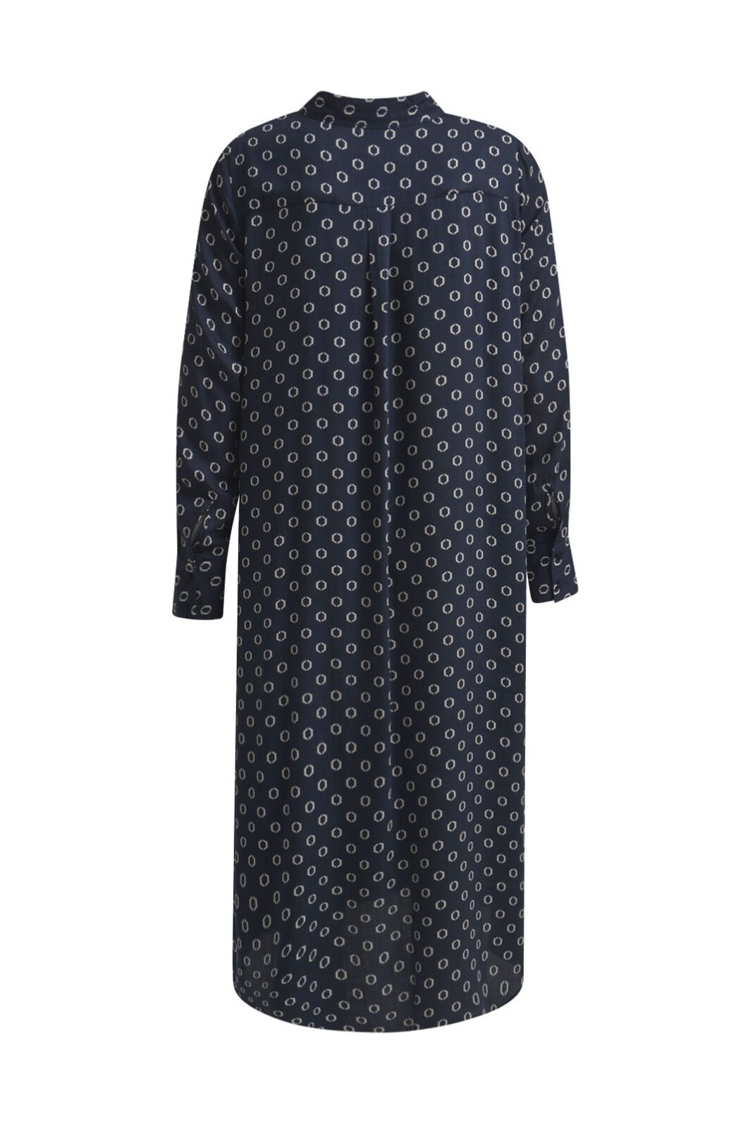 Milano Italy Blusenkleid in Blau gemustert – Bild 2