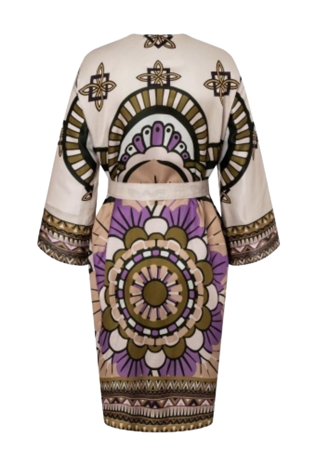Ana Alcazar Kimono " Lafora" mit Ornamenten in Beige – Bild 2