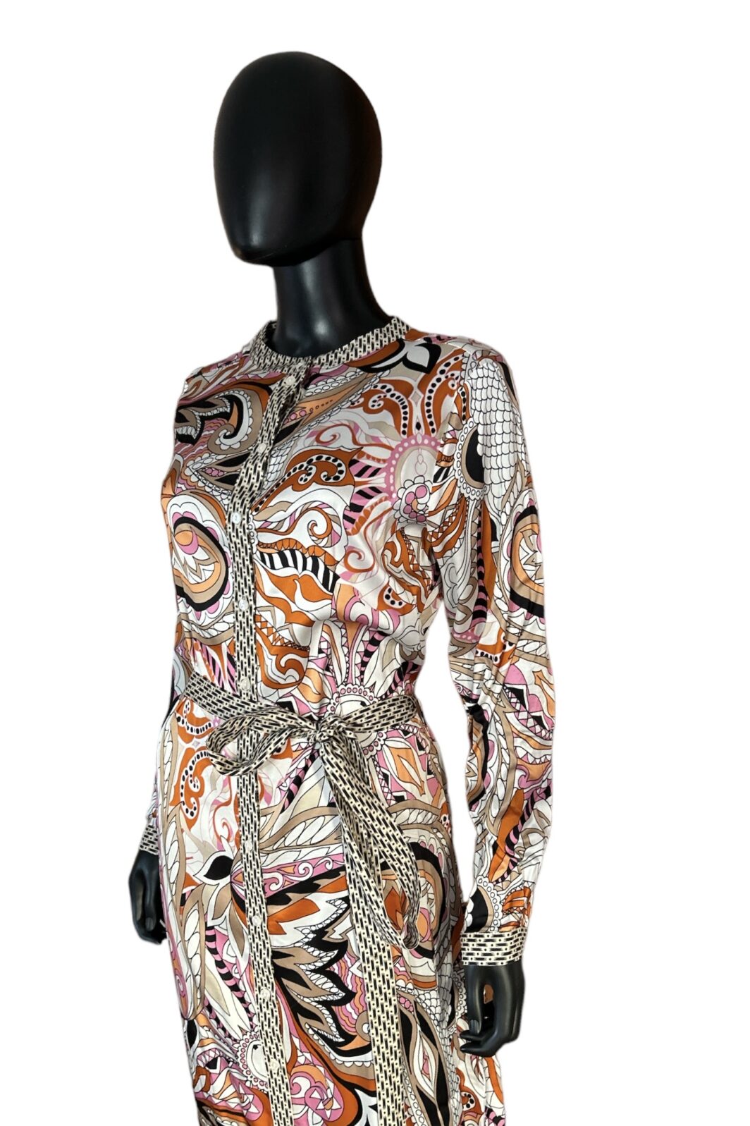 Milano Italy Blusenkleid im Allover-Print – Bild 4