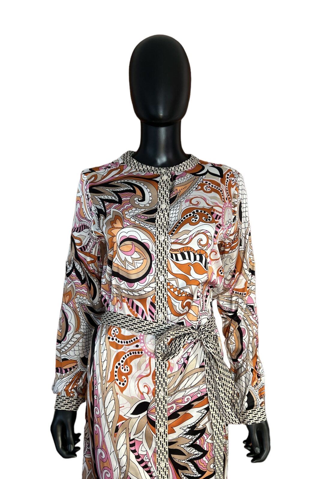 Milano Italy Blusenkleid im Allover-Print – Bild 5