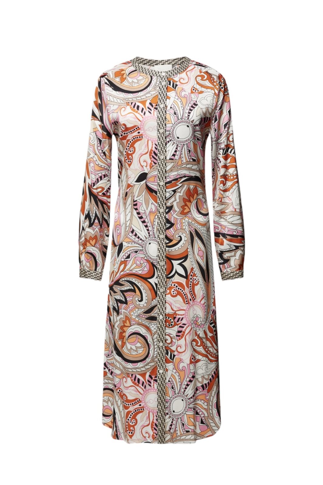 Milano Italy Blusenkleid im Allover-Print