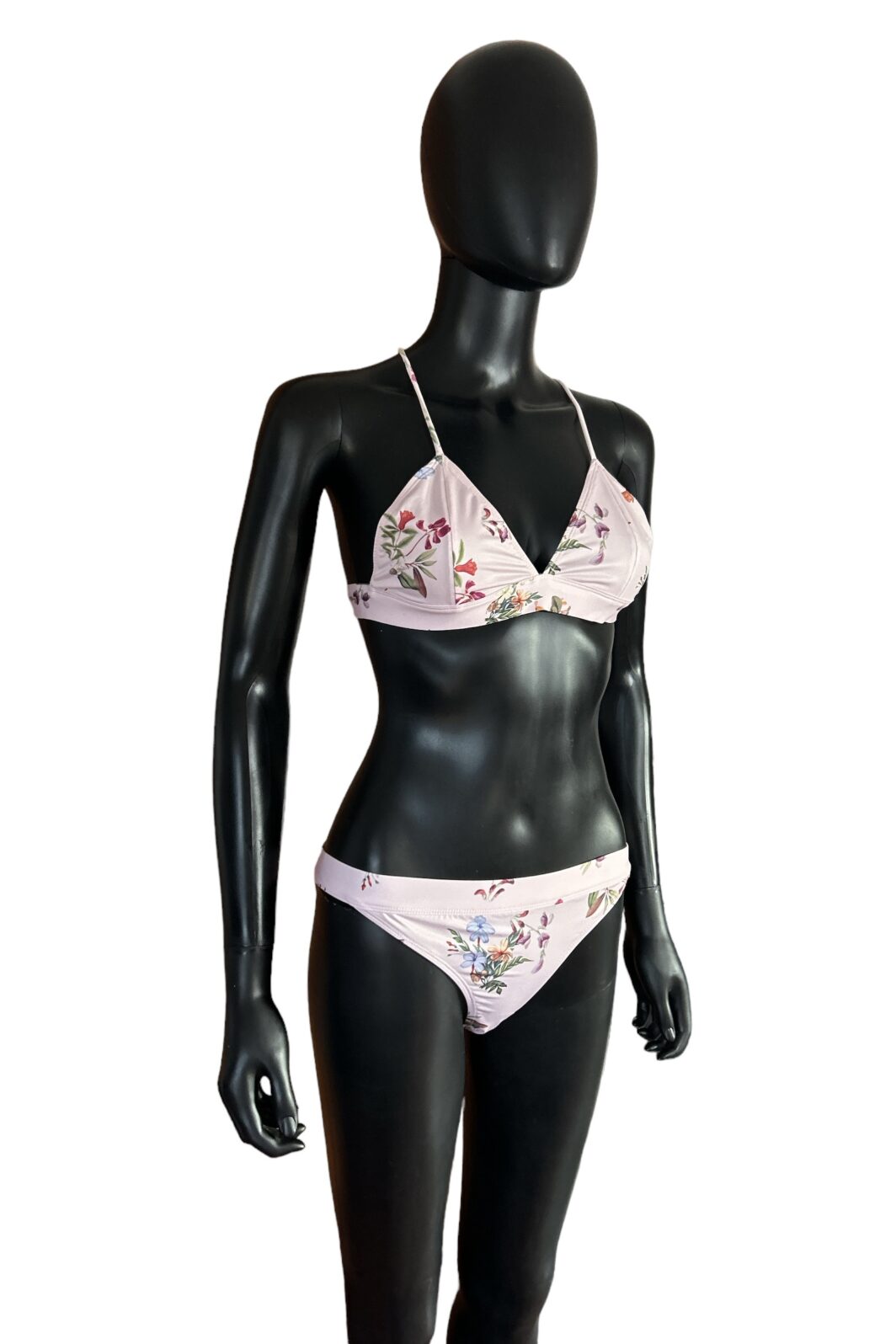 Twist & Tango Bikini Slip in rosa mit Blumenprint – Bild 2