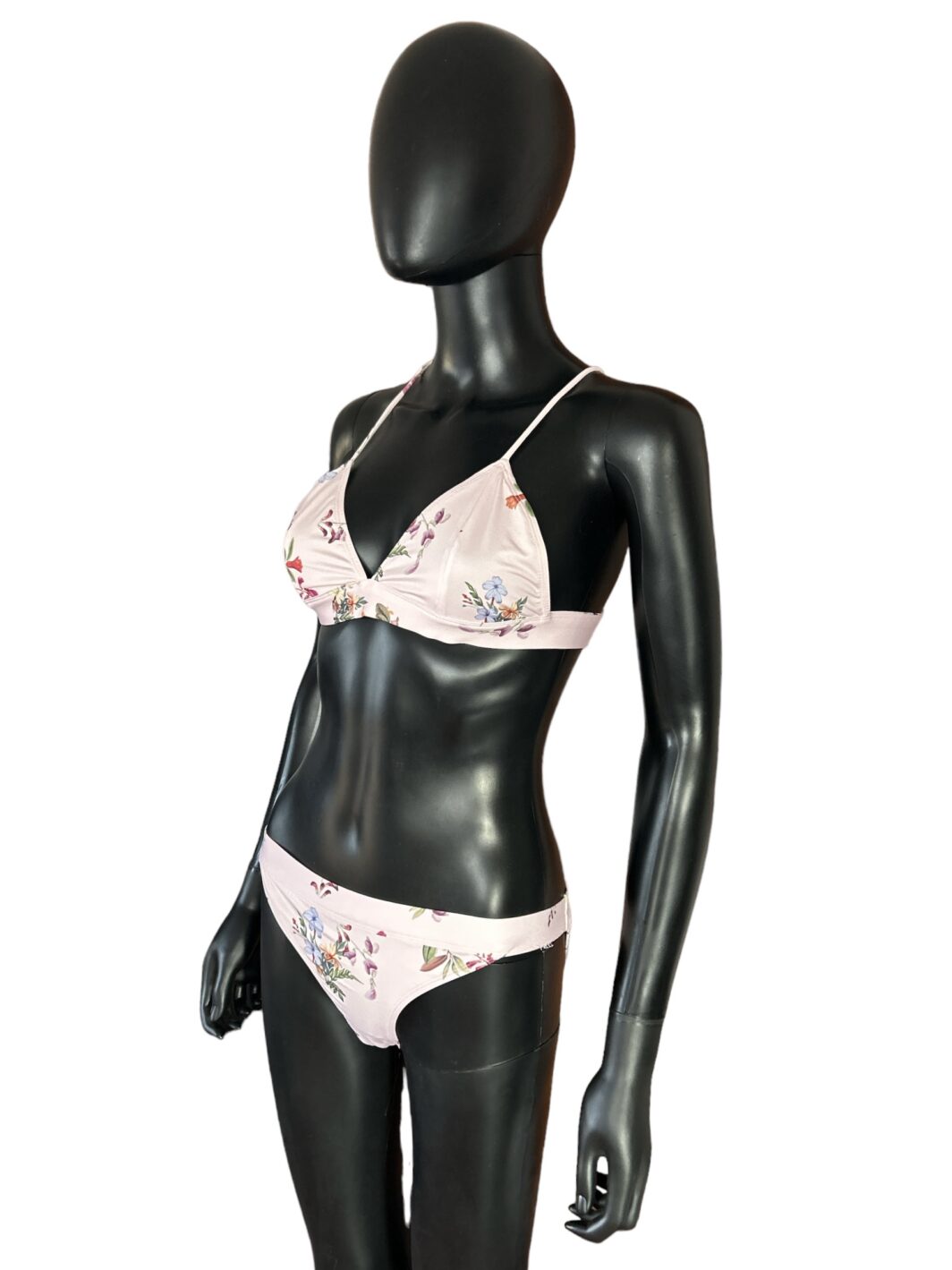Twist & Tango Bikini Slip in rosa mit Blumenprint – Bild 3