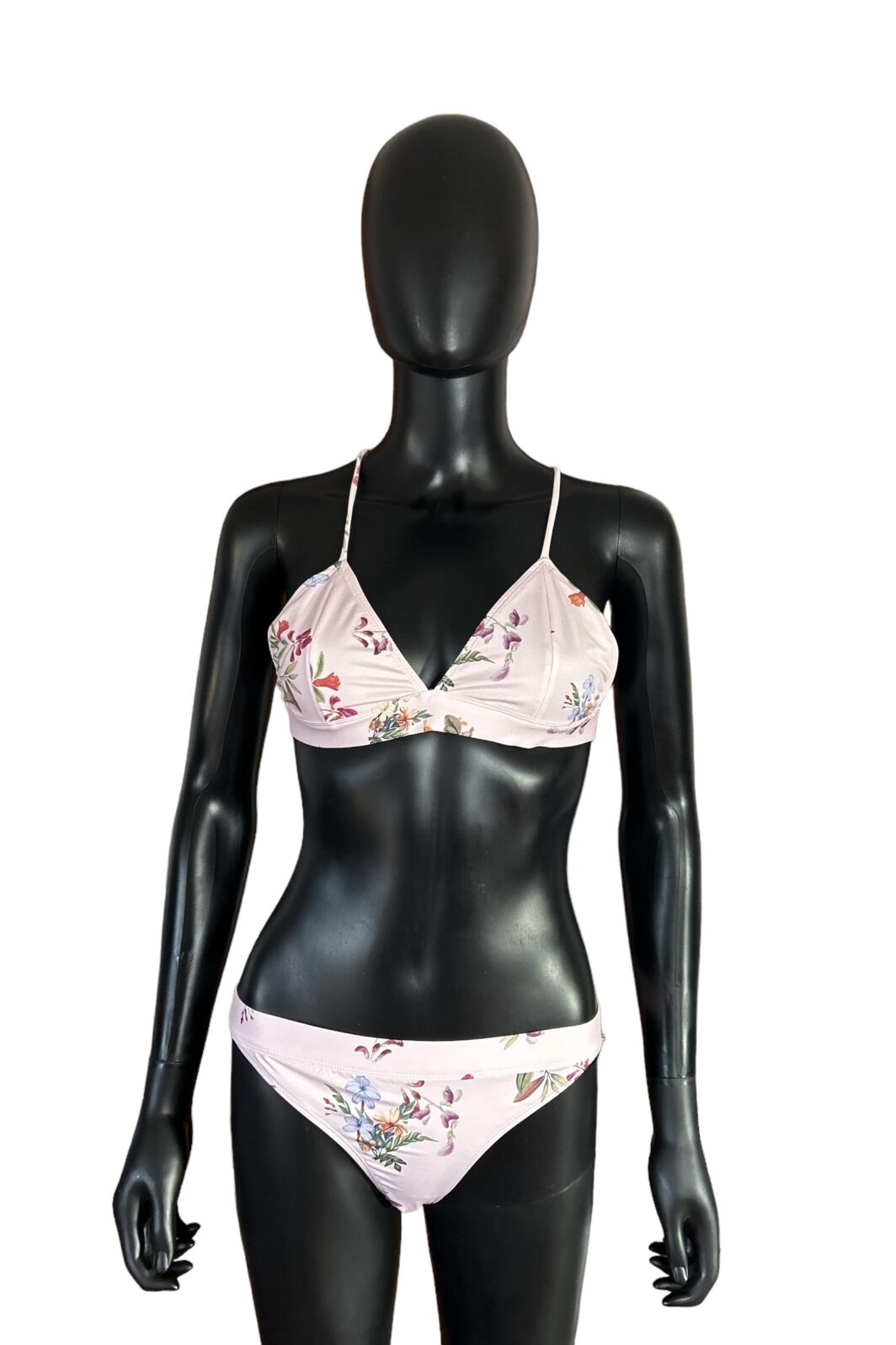 Twist & Tango Bikini Oberteil in rosa mit Blumenprint