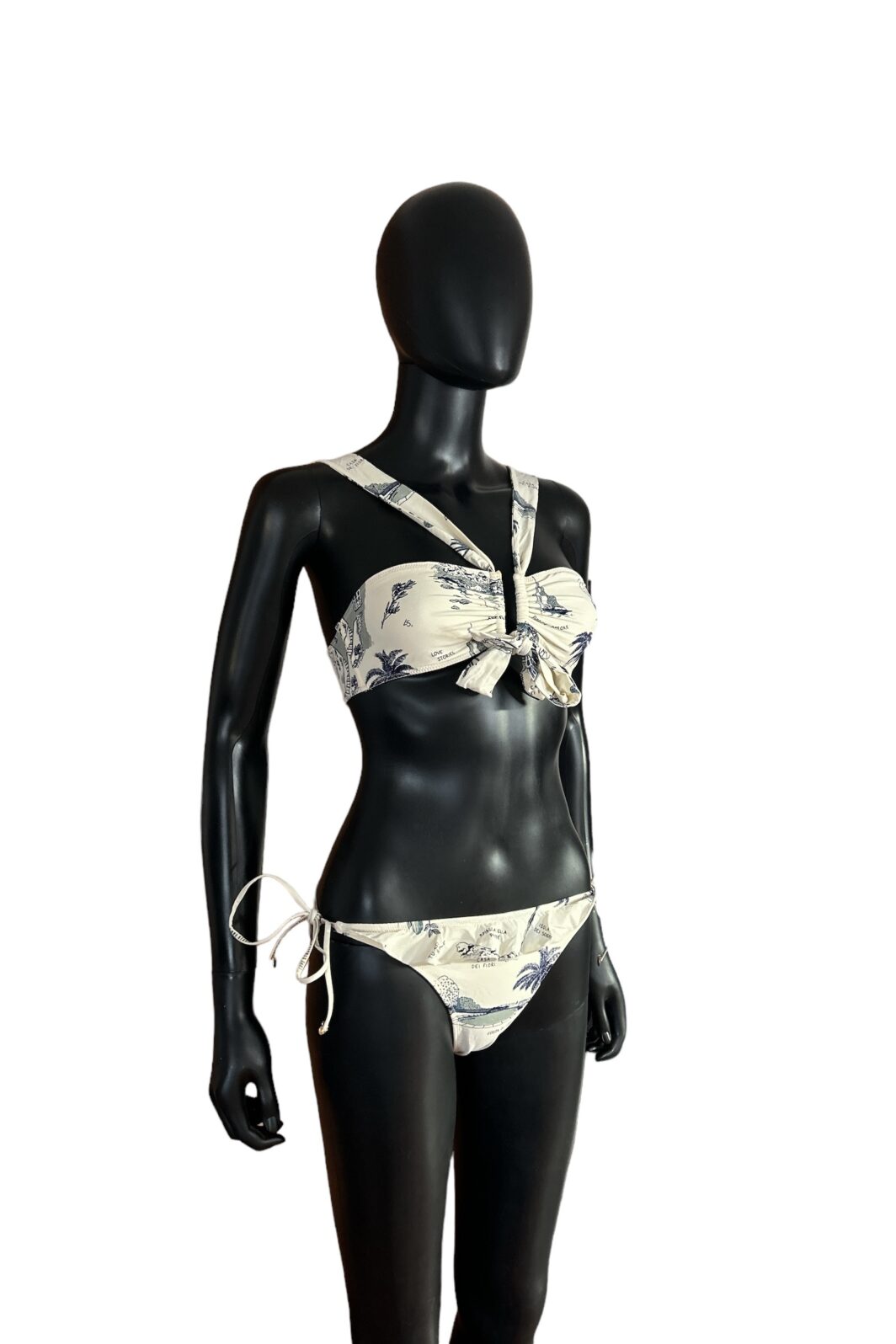 Love Stories Bikini Slip in Beige mit Allover-Print – Bild 2