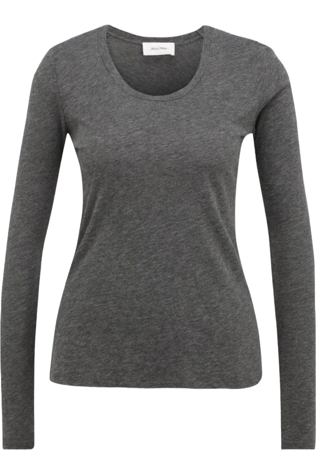 American Vintage Longsleeve Jacksonville in Charcoal Melange