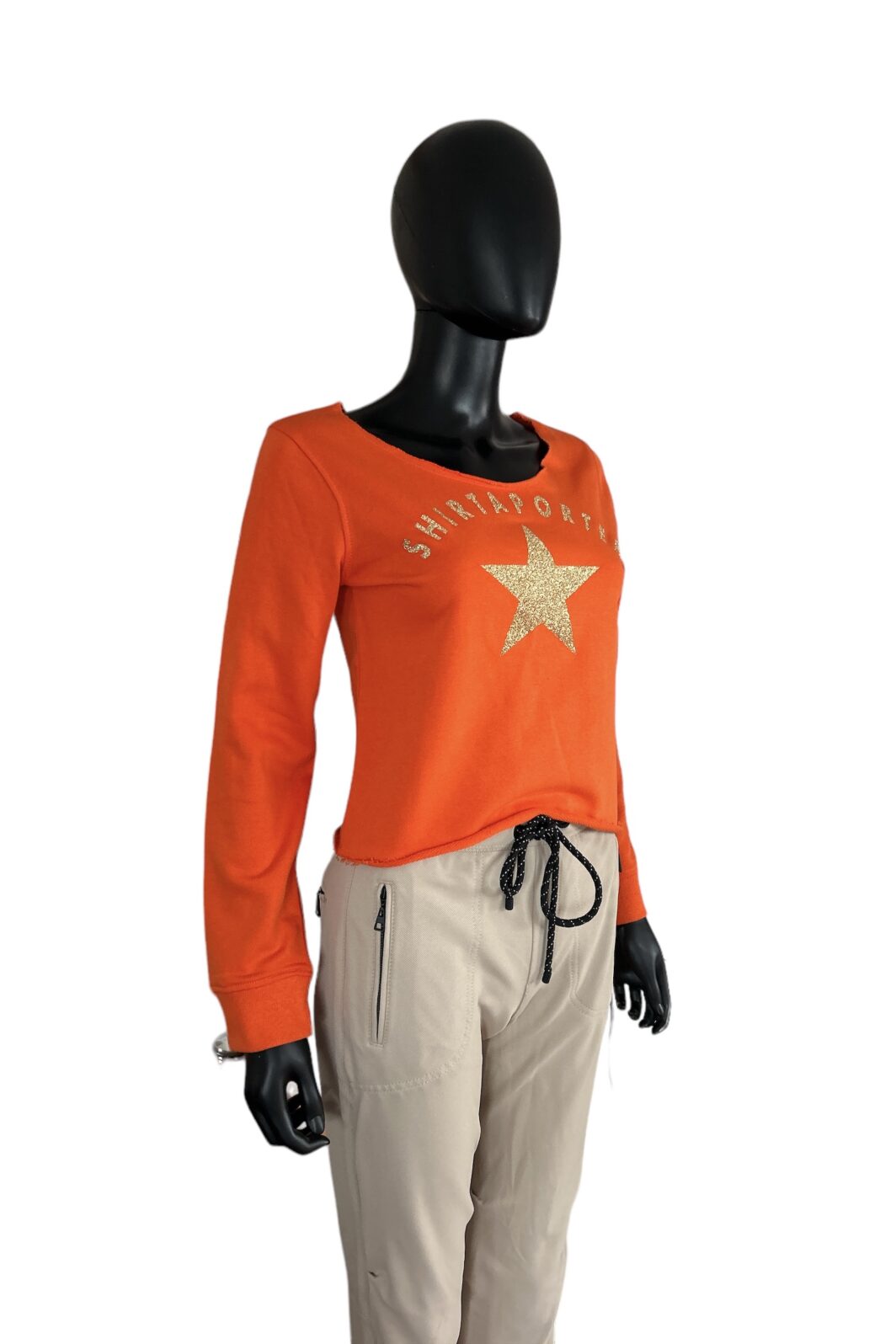 Shirtaporter Sweatshirt in Orange – Bild 3