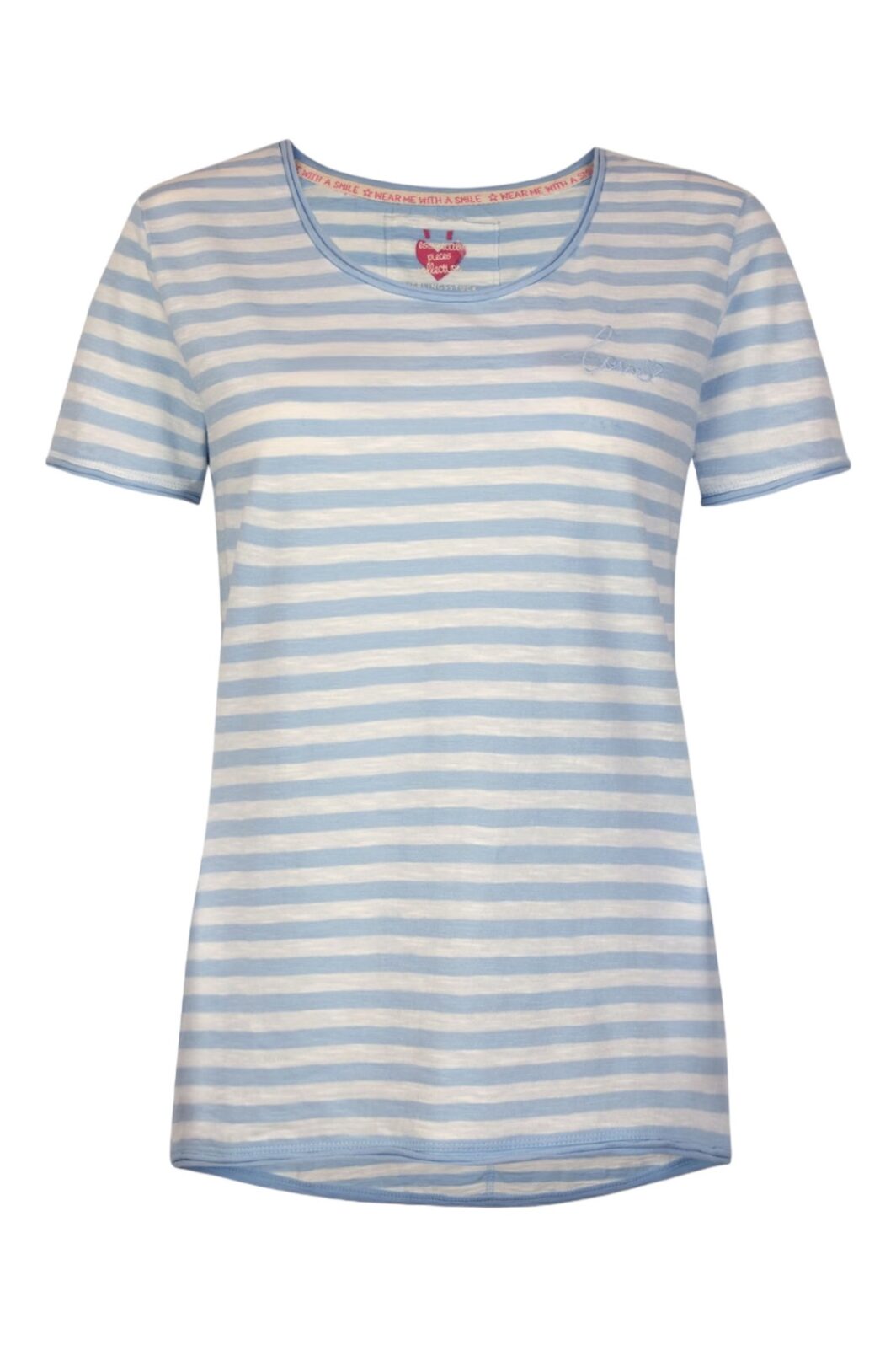 Lieblingsstück T-Shirt Cia gestreift in hellblau