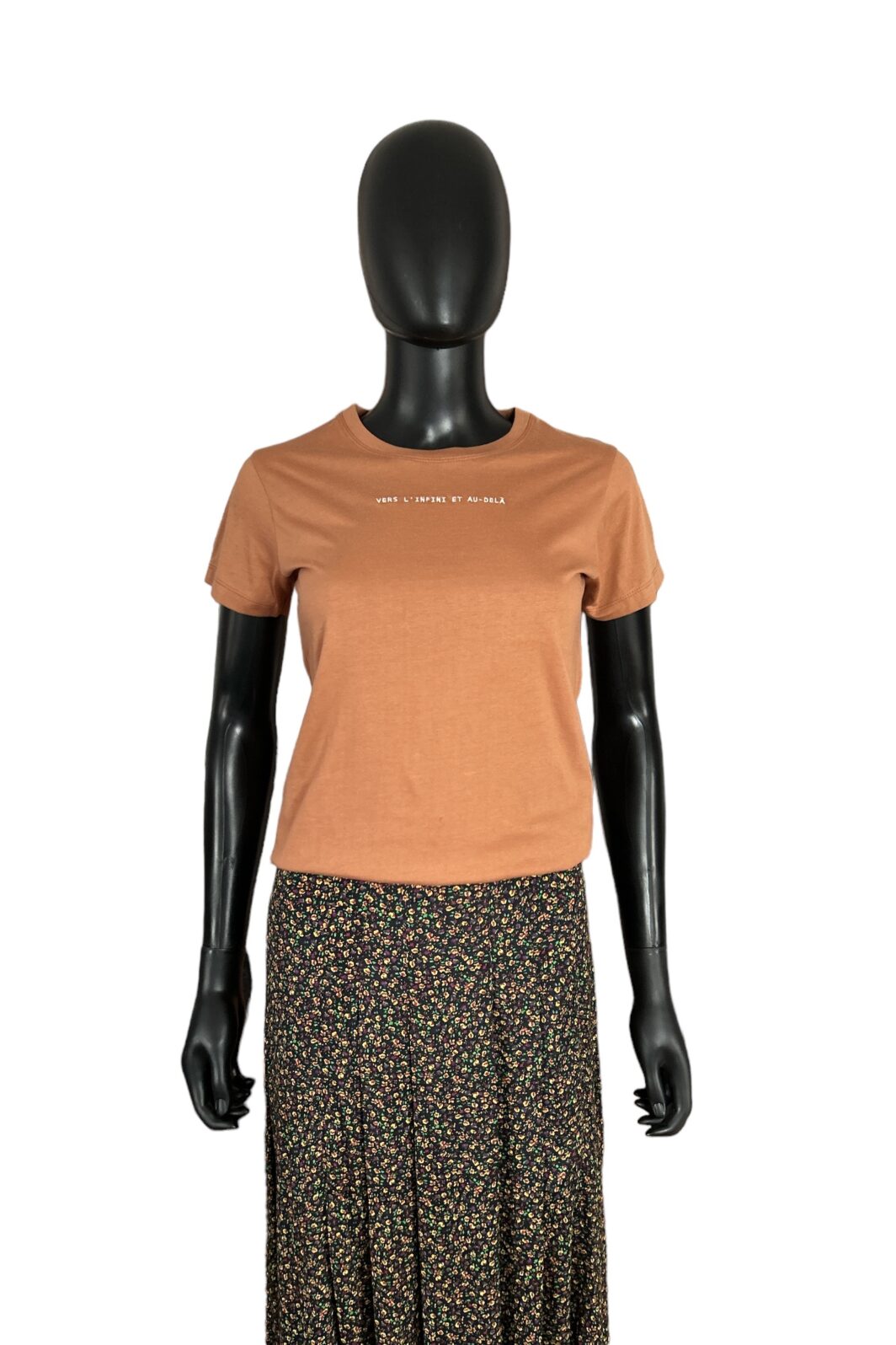 Maison Labiche Shirt in Braun mit Schriftzug