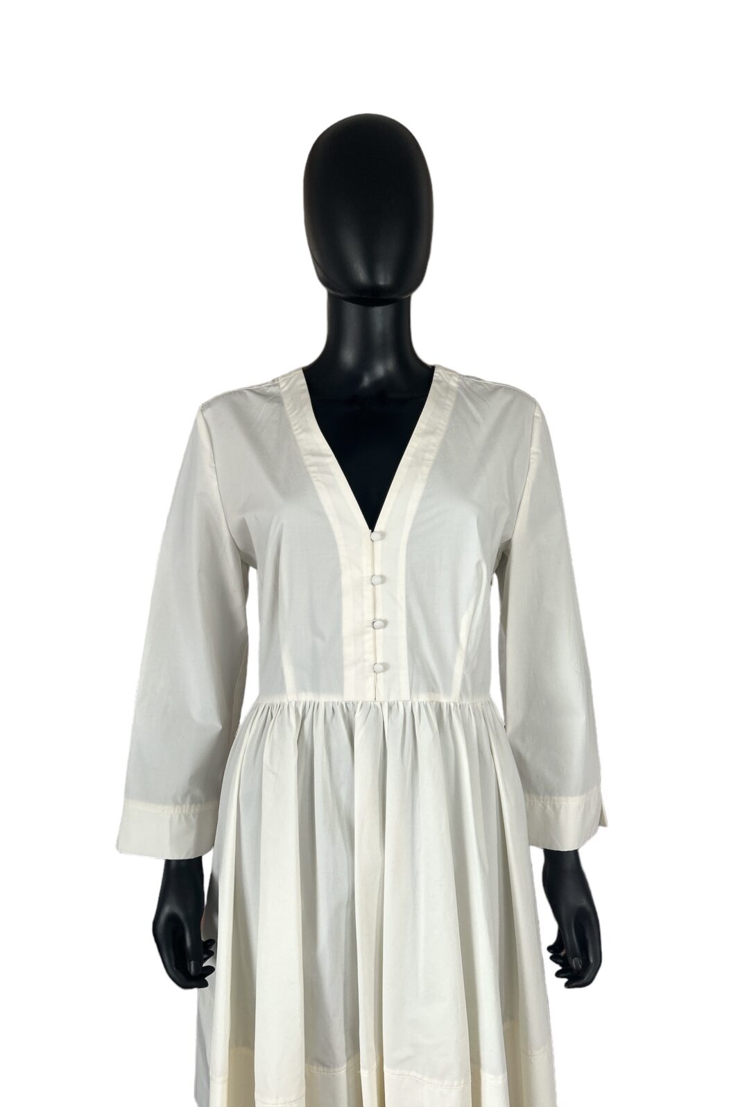 Twinset Popeline Kleid in Neve – Bild 3