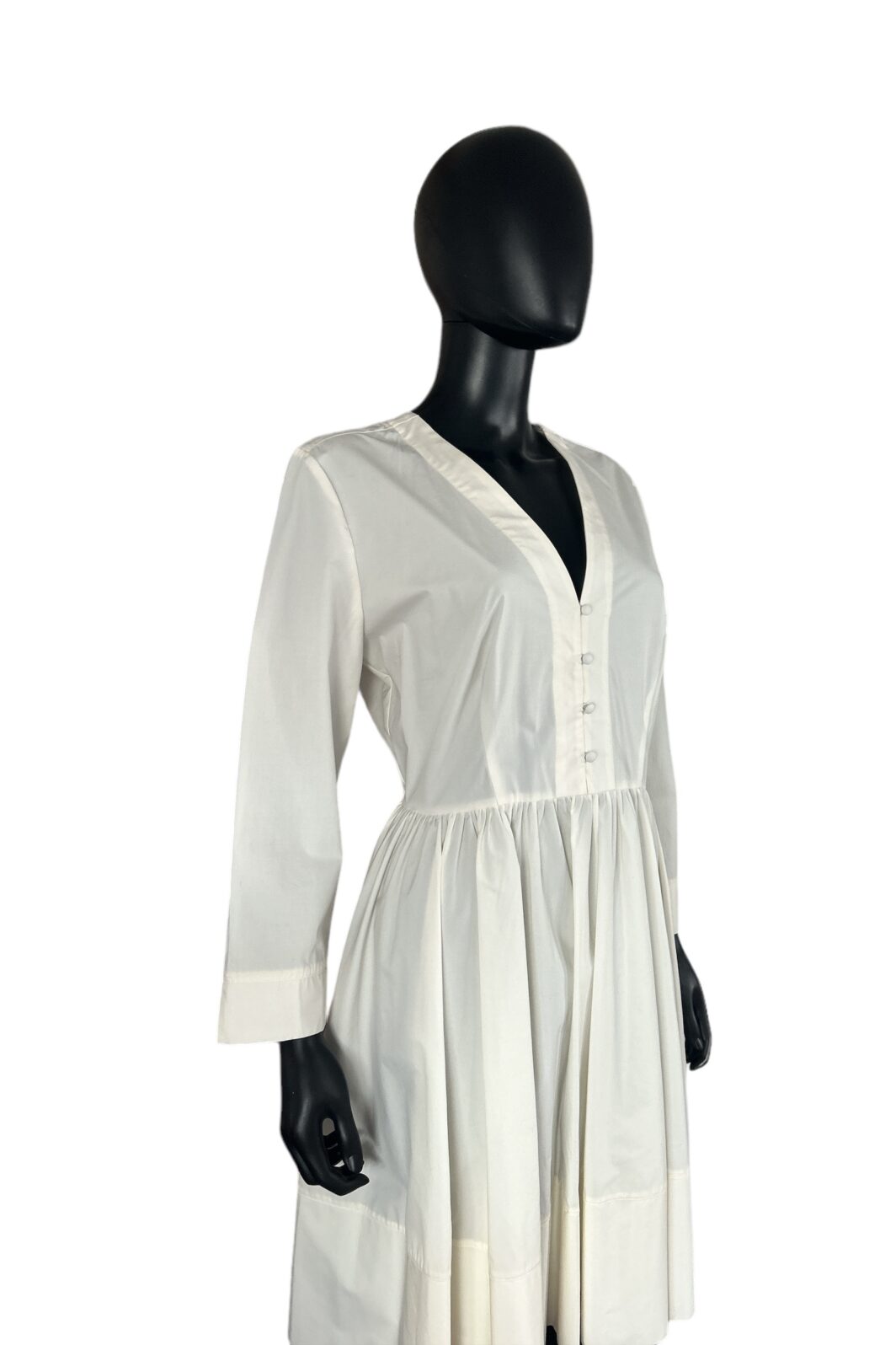 Twinset Popeline Kleid in Neve – Bild 4