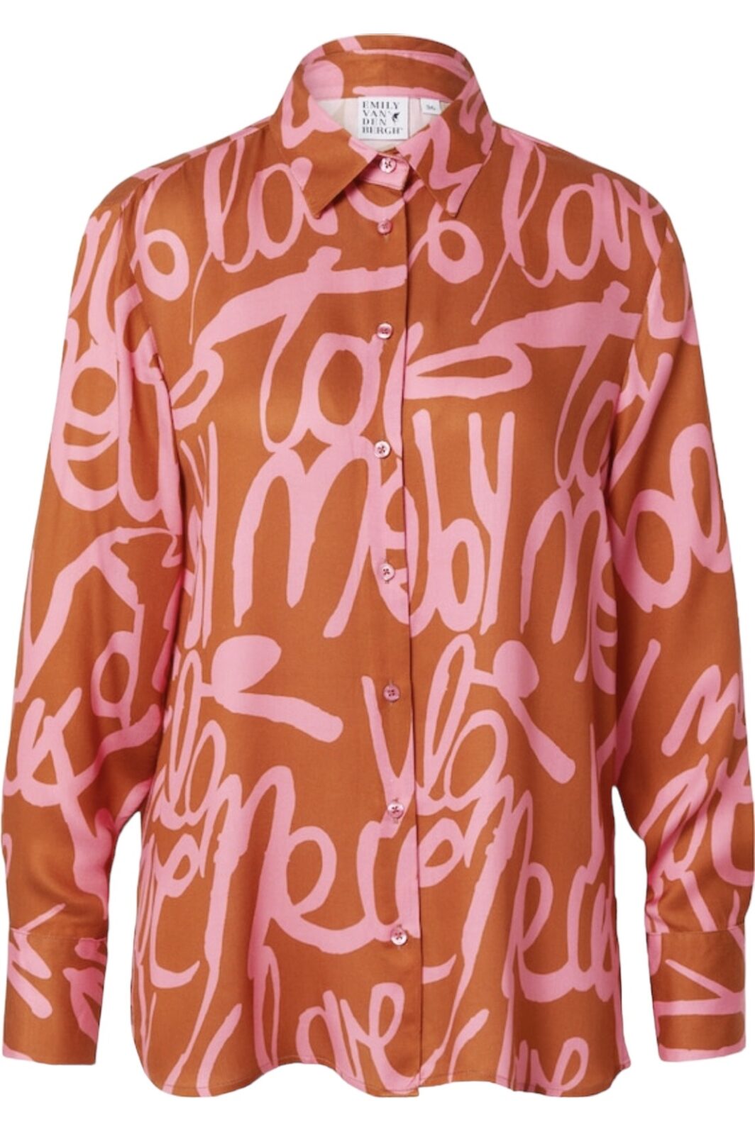 Emily van den Bergh Bluse im Mottoprint