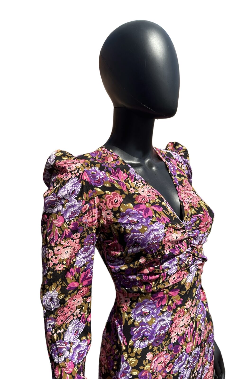 Stella Nova Seidenkleid im Allover - Blumenprint – Bild 2