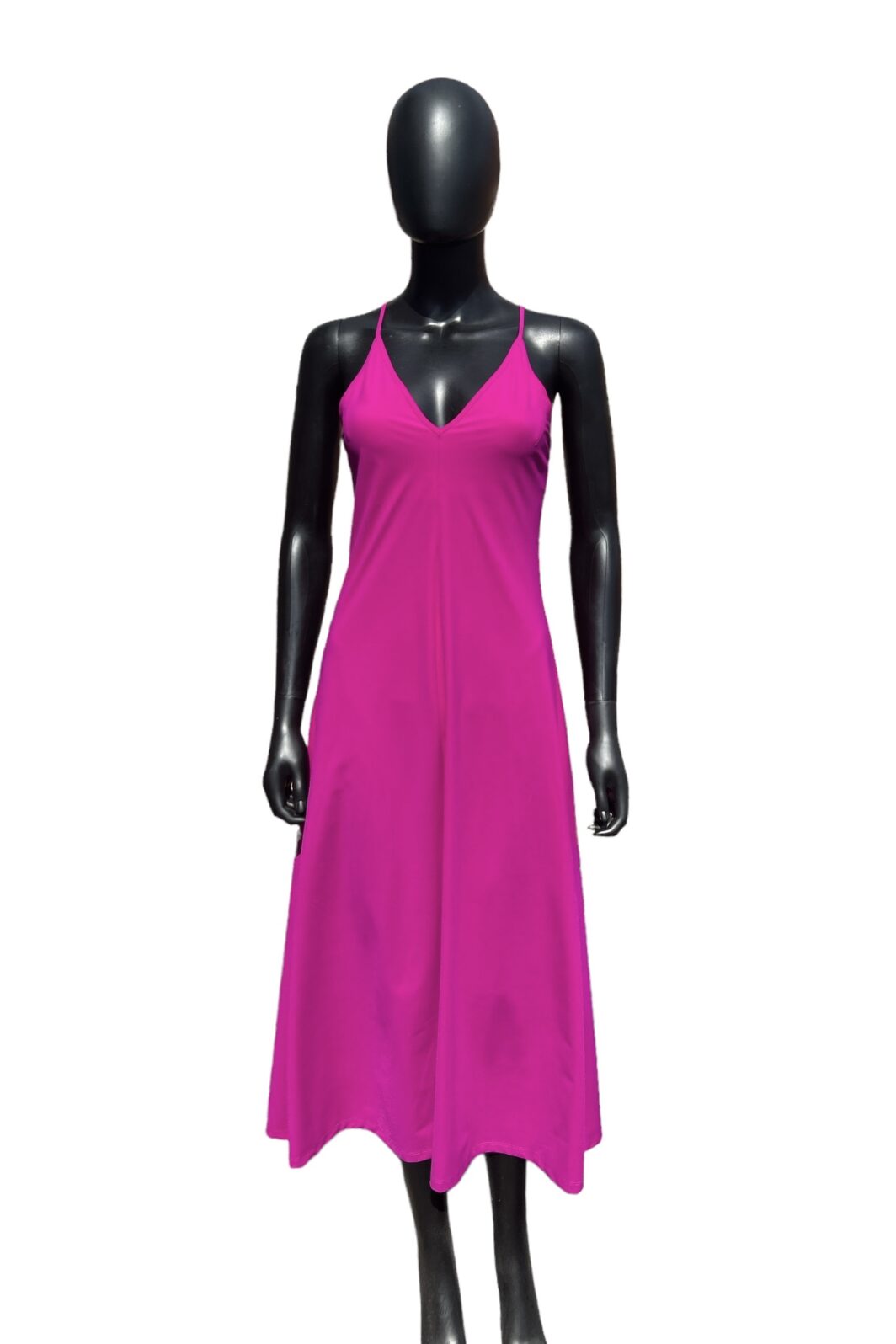 PENN&INK New York Trägerkleid in Fuchsia