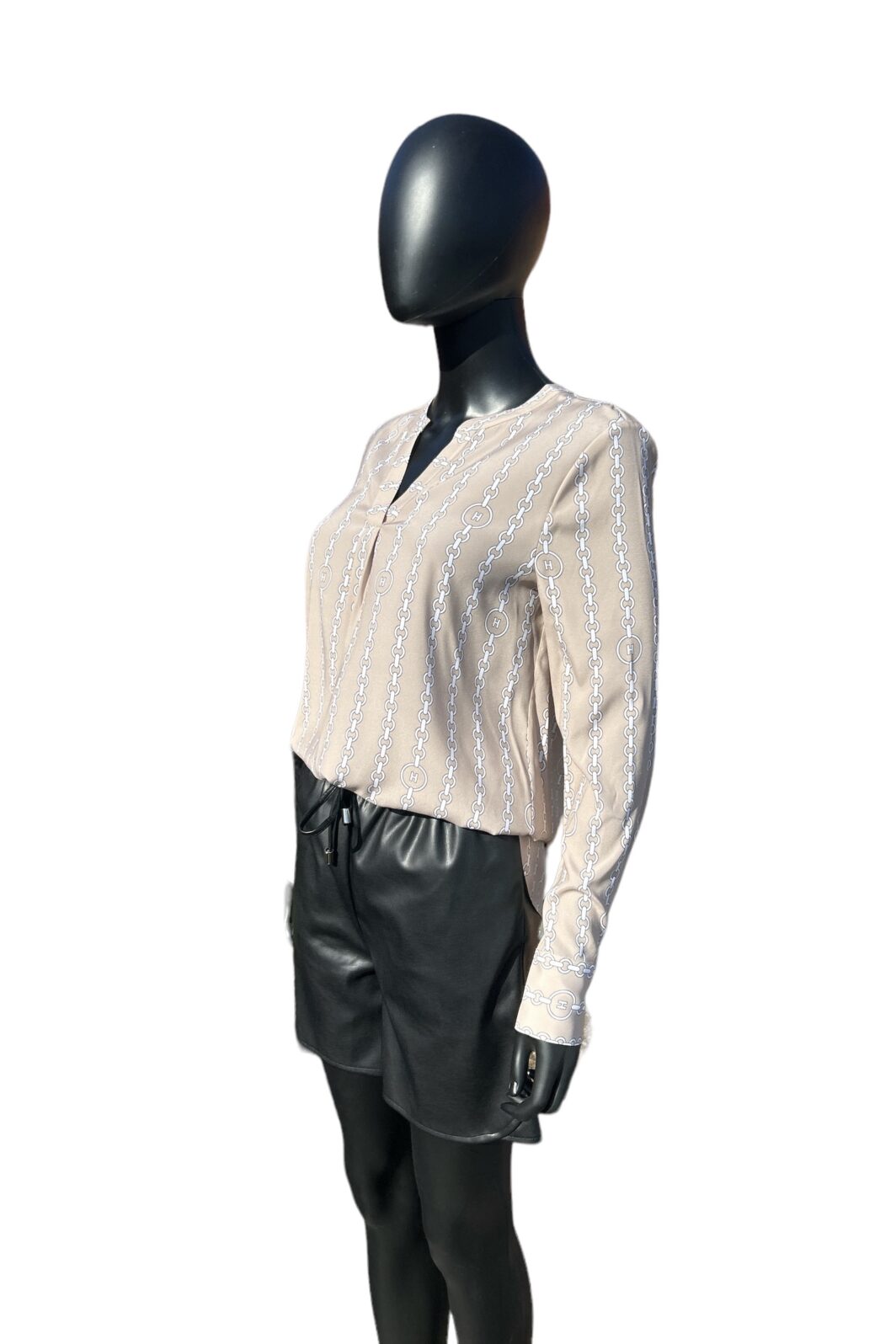Herzensangelegenheit Seidenbluse mit Kettenmuster in Brazil – Bild 3